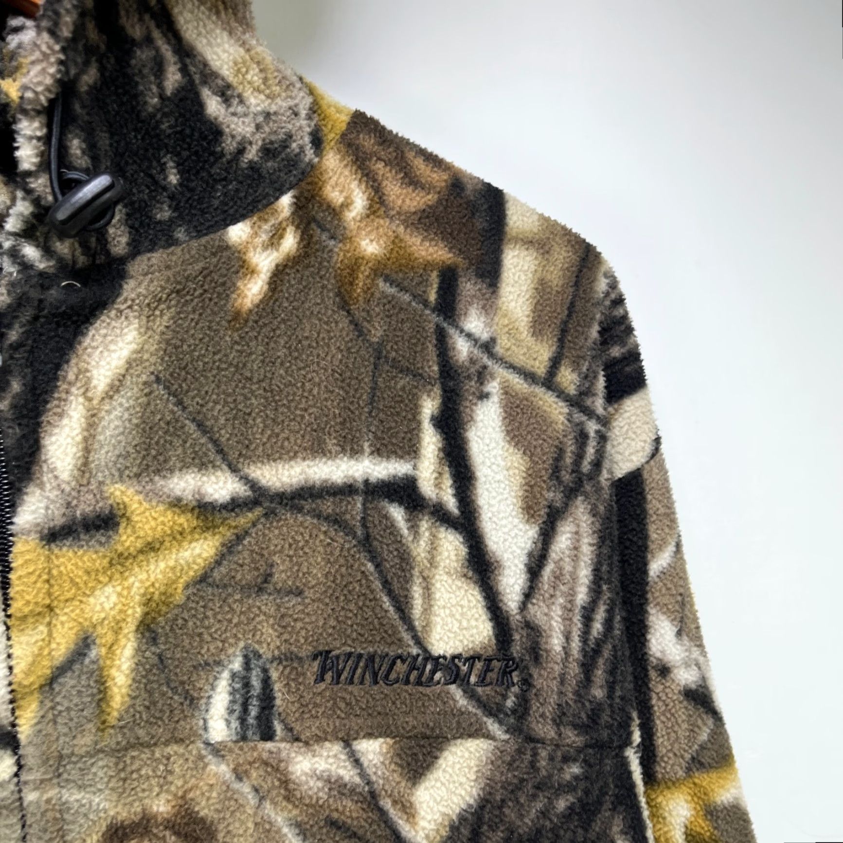 Polo Ralph Lauren VINTAGE Realtree Camo Zip Up Hoodie Fleece Sweatshirt Medium Size US S / EU 44-46 / 1 - 4 Thumbnail