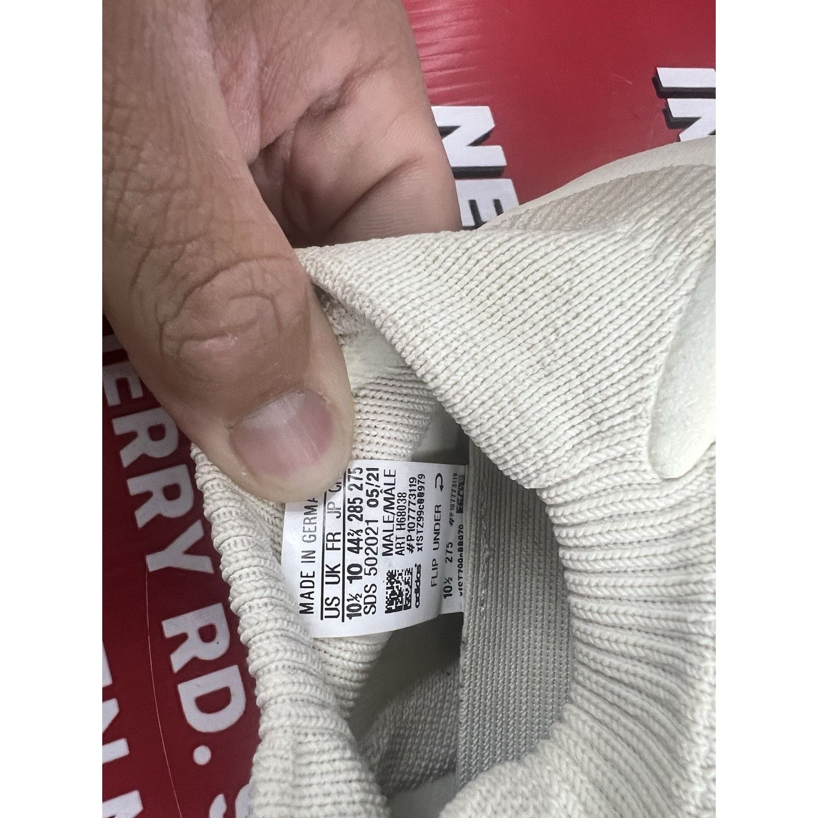 Adidas adidas Yeezy 450 Cloud White Size 10.5 H68038 Size US 10.5 / EU 43-44 - 7 Thumbnail
