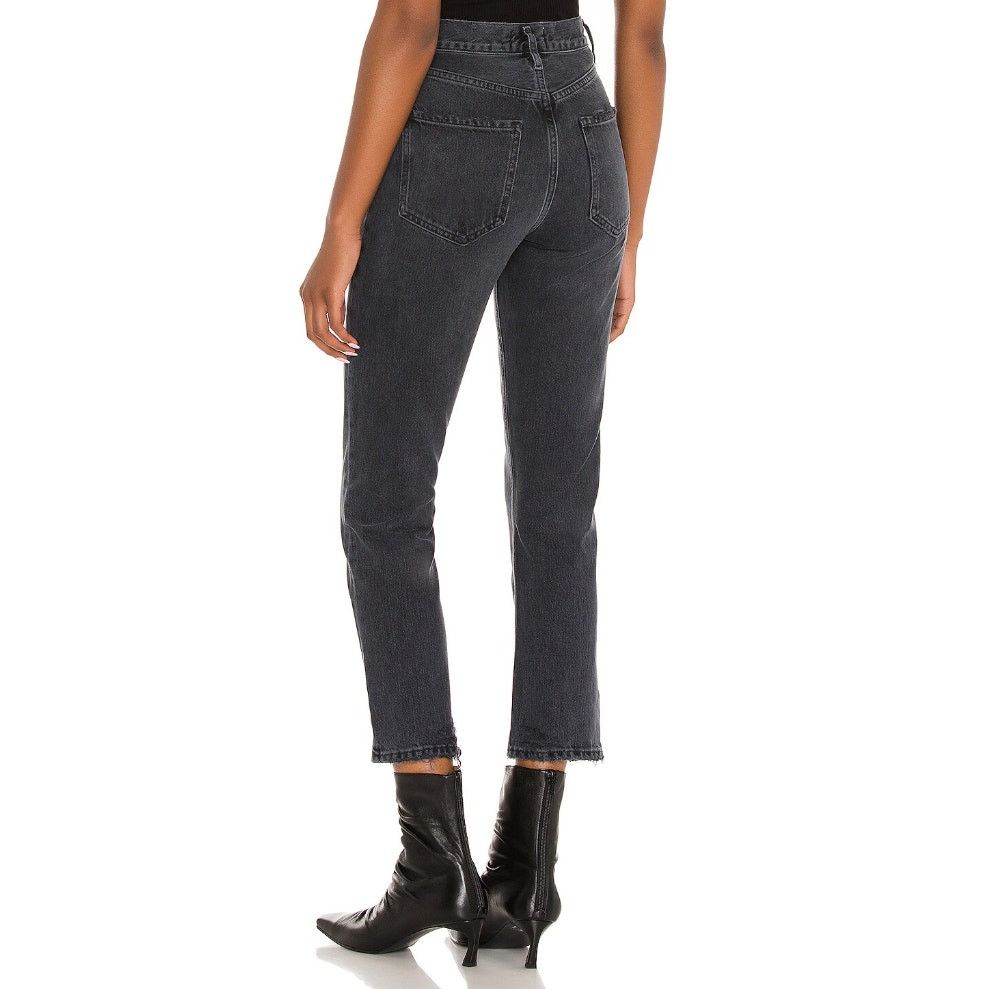 Agolde Agolde Riley Ash Gray Jeans | Size 25 Size 26" / US 2 / IT 38 - 6 Thumbnail