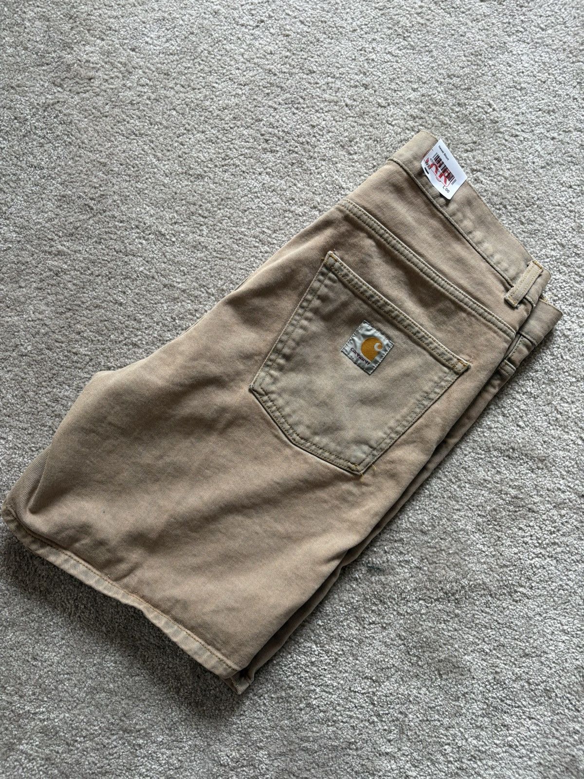 Carhartt Wip Carhartt WIP Newel Short – Blue Denim Sand Bleached / W32 Size US 32 / EU 48 - 3 Thumbnail