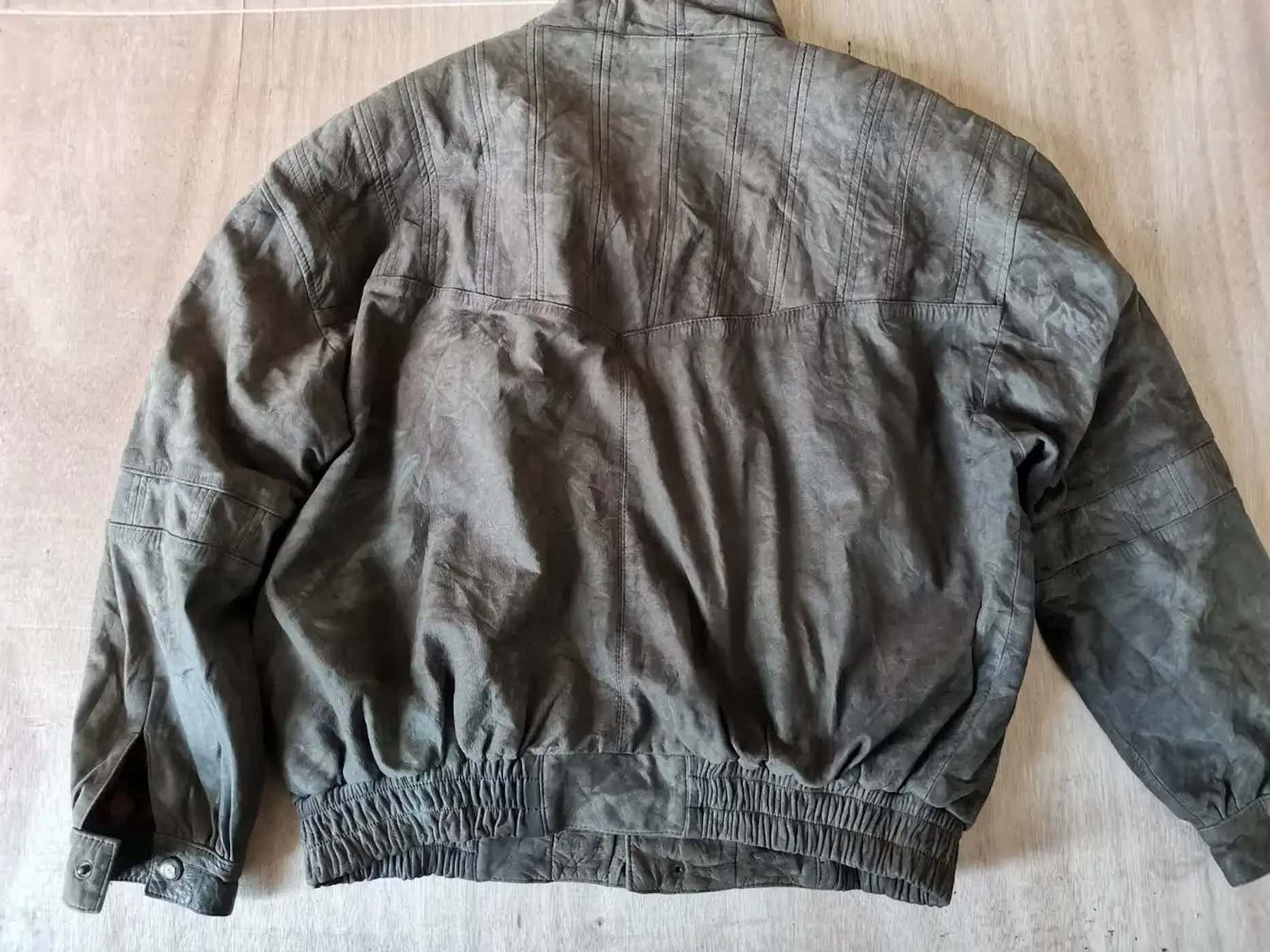 Vintage Vintage Via Nuova Leather Jacket Size US XXL / EU 58 / 5 - 2 Thumbnail