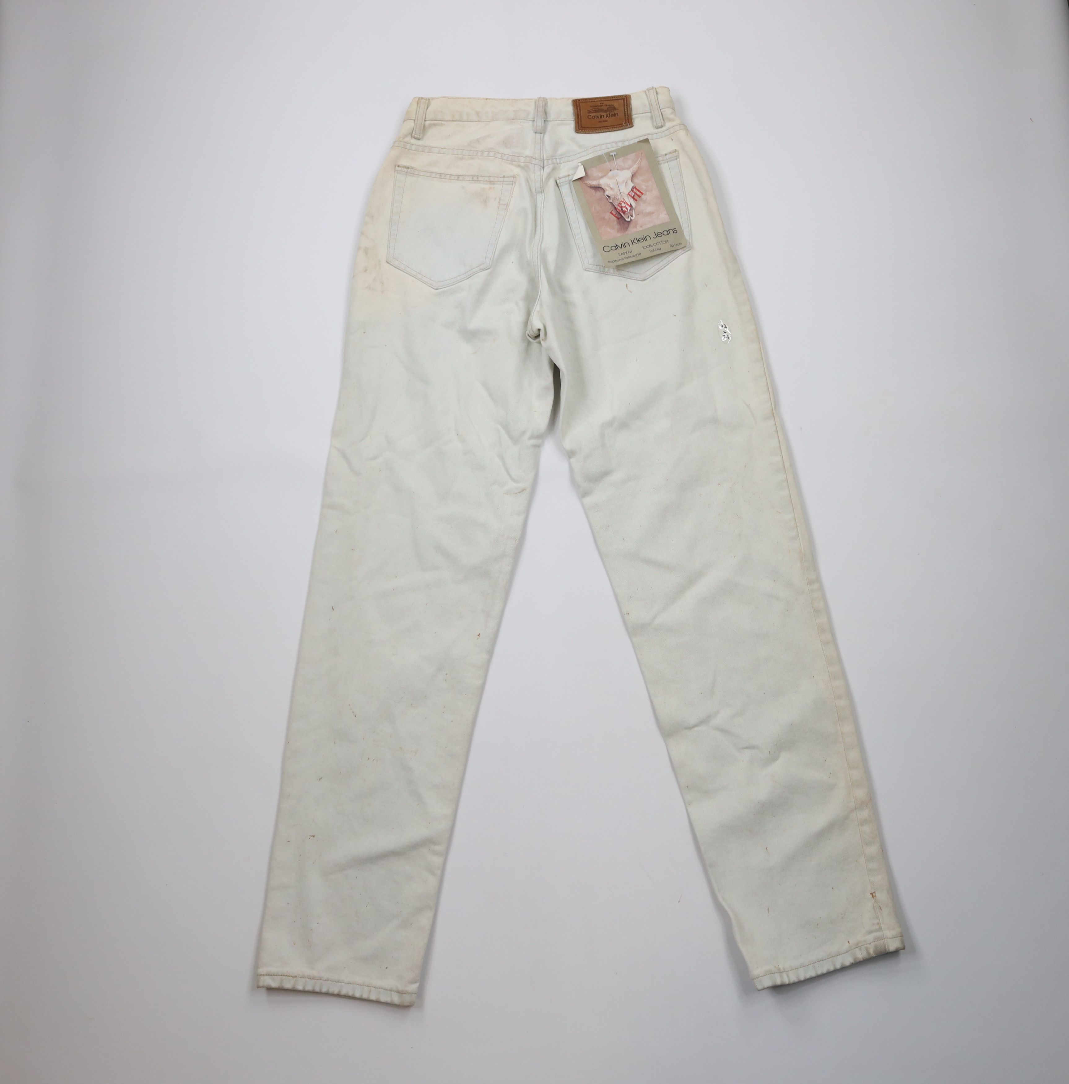 Calvin Klein × Vintage Deadstock Vintage 90s Calvin Klein Relaxed Fit Jeans USA Size US 30 / EU 46 - 9 Thumbnail