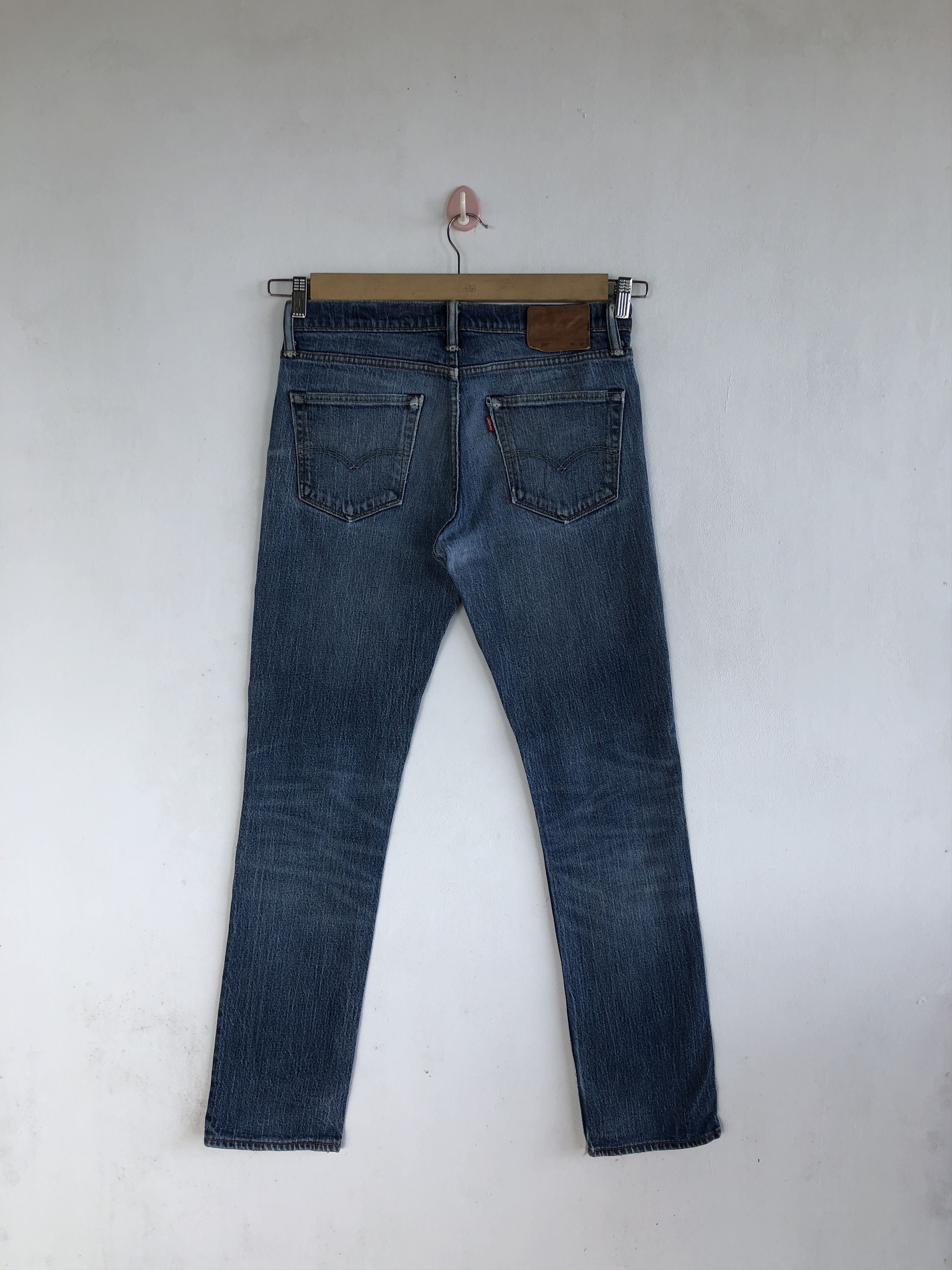 Levi's Vintage Y2K Levis Faded Skinny Jeans Levis 511 Ripped Denim Size US 30 / EU 46 - 2 Thumbnail