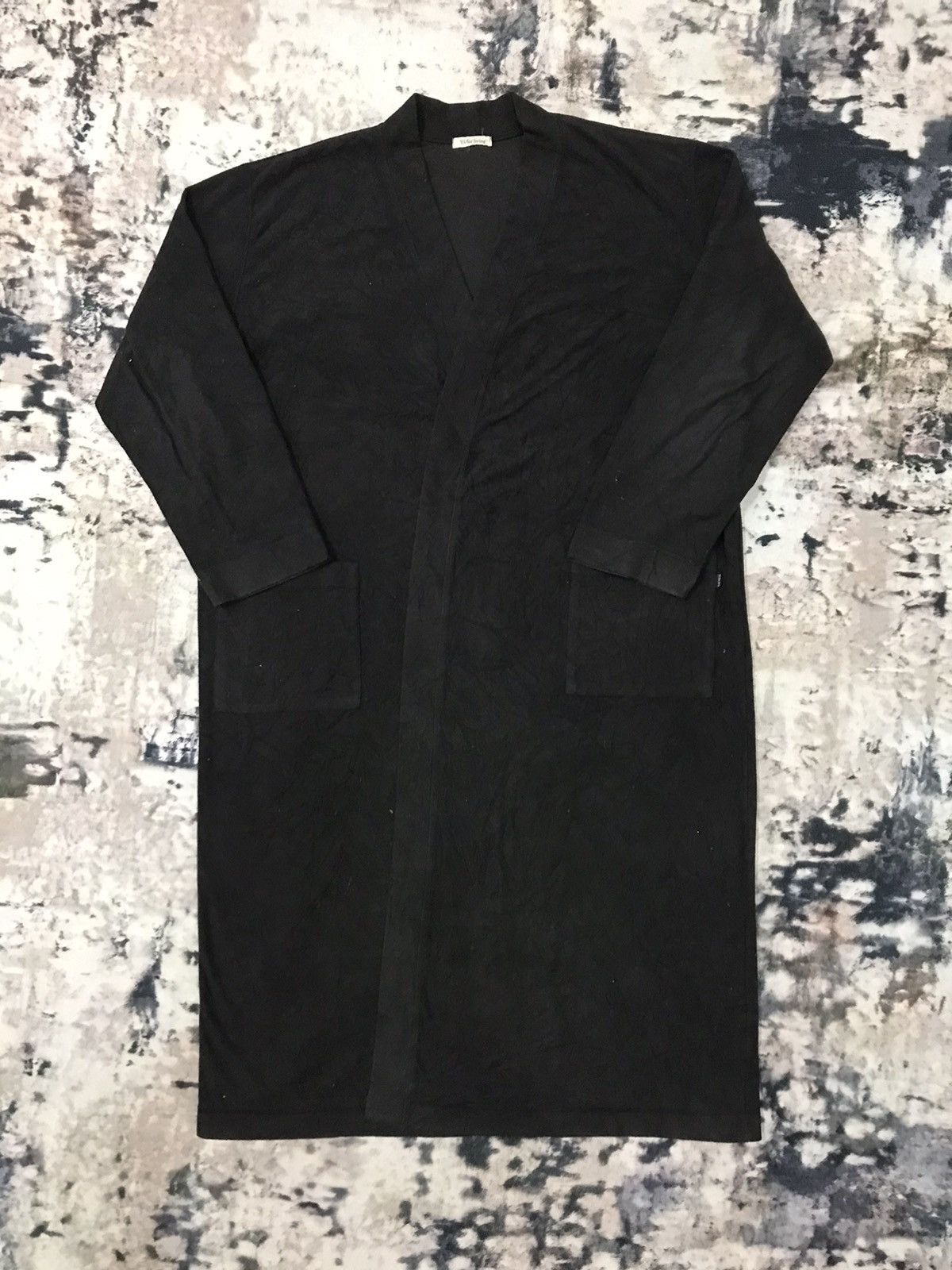 Vintage × Y's × Yohji Yamamoto Vintage Y’S For Living Yohji Yamamoto Long Bathrobe fleece Size US XL / EU 56 / 4 - 1 Thumbnail