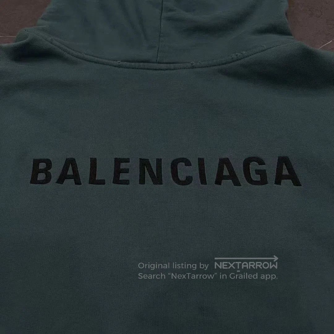 Balenciaga Balenciaga 23FW Logo Embroidered Hoodie. Size US M / EU 48-50 / 2 - 6 Thumbnail