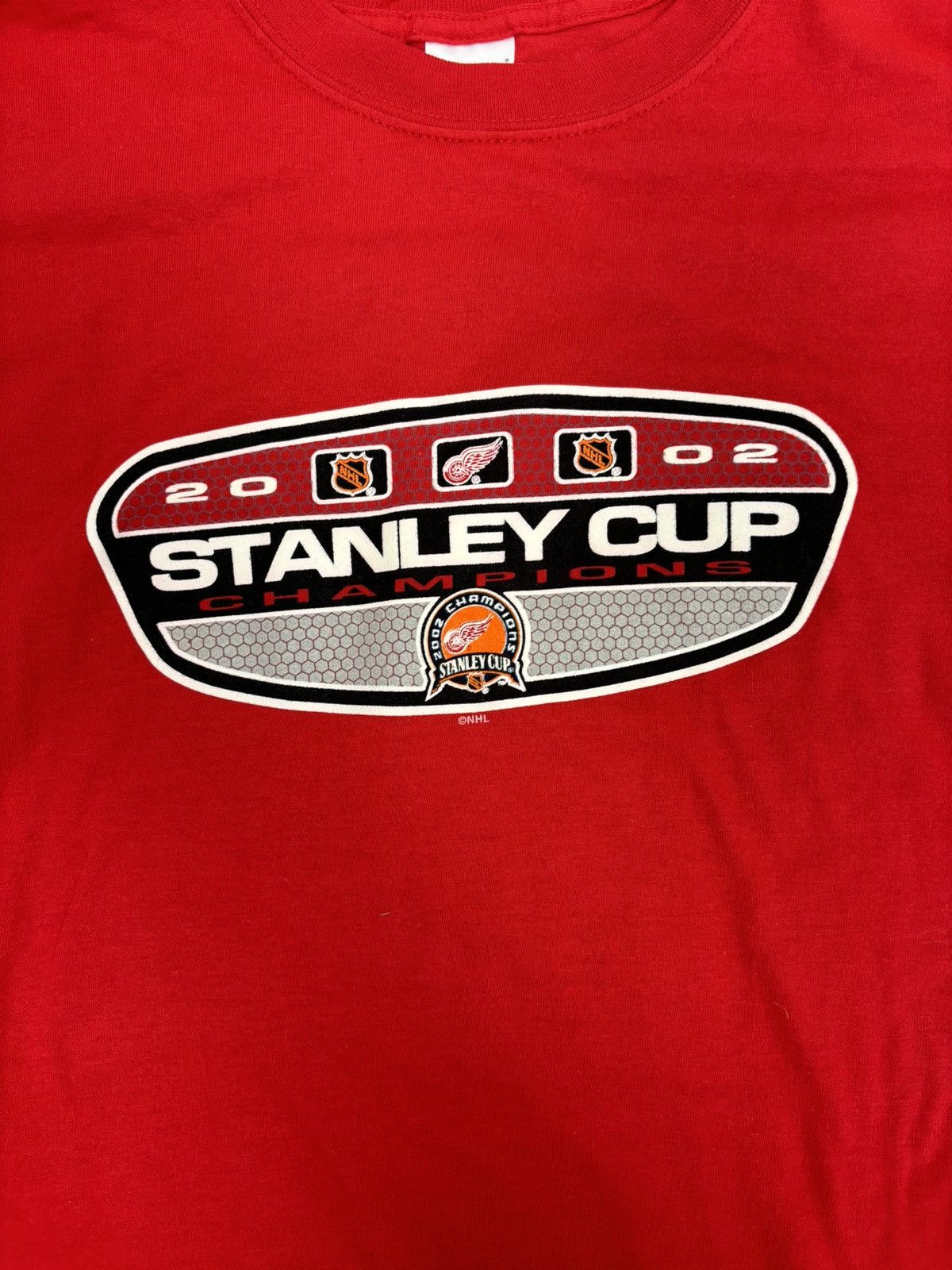 NHL × Vintage Vintage red wings 2002 stanley cup champions tshirt Size US XXL / EU 58 / 5 - 3 Thumbnail