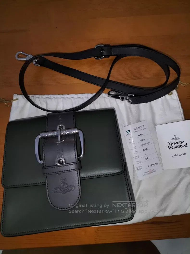 Vivienne Westwood Vivienne Westwood size os Olive Green Mailman Bag, Classic Size ONE SIZE - 1 Thumbnail