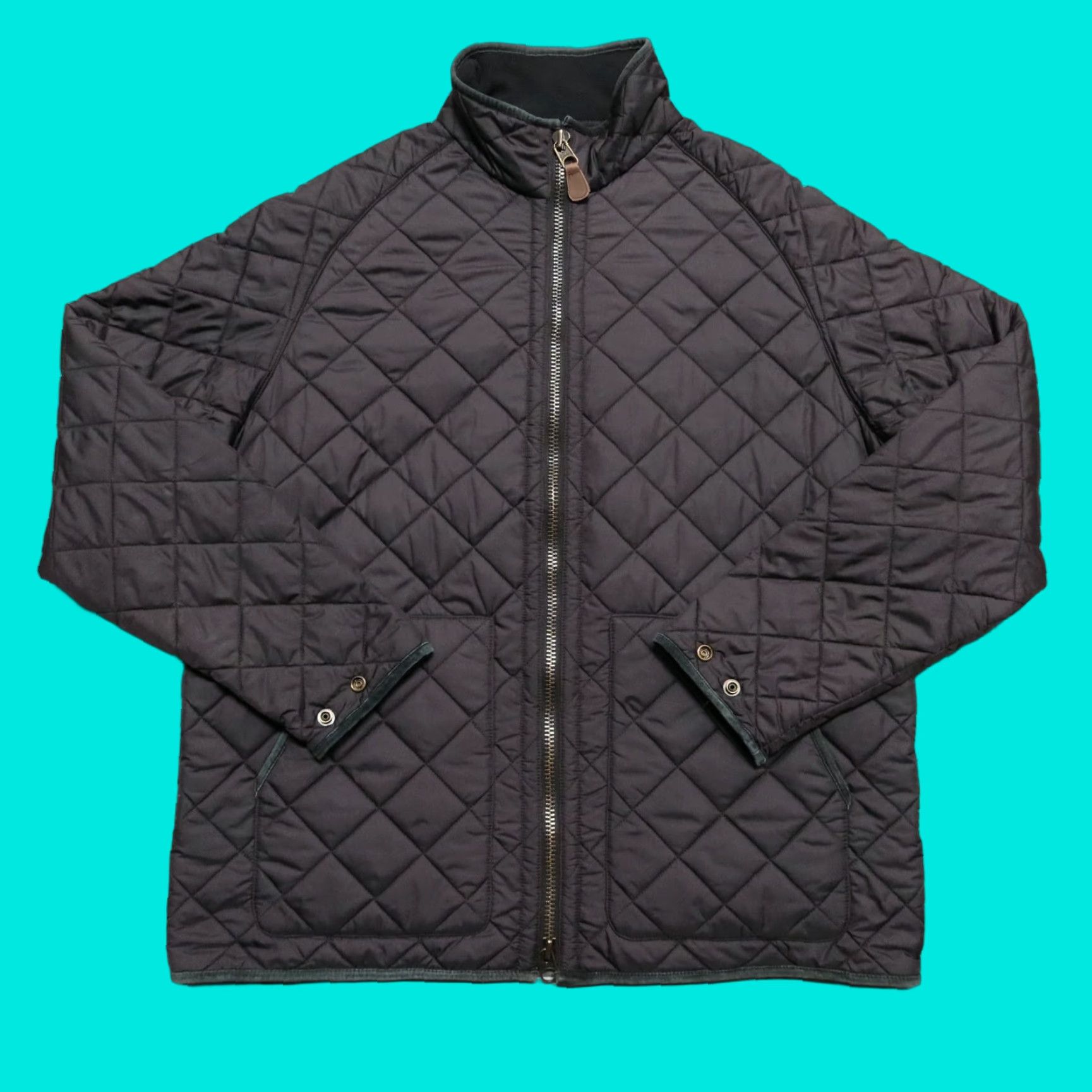 Polo Ralph Lauren VINTAGE Polo Ralph Lauren Quilted Riding Jacket Men XL Navy Jacket Polo Ralph Lauren Quilted Riding Jacket Navy XL Mens Size US XL / EU 56 / 4 - 1 Thumbnail
