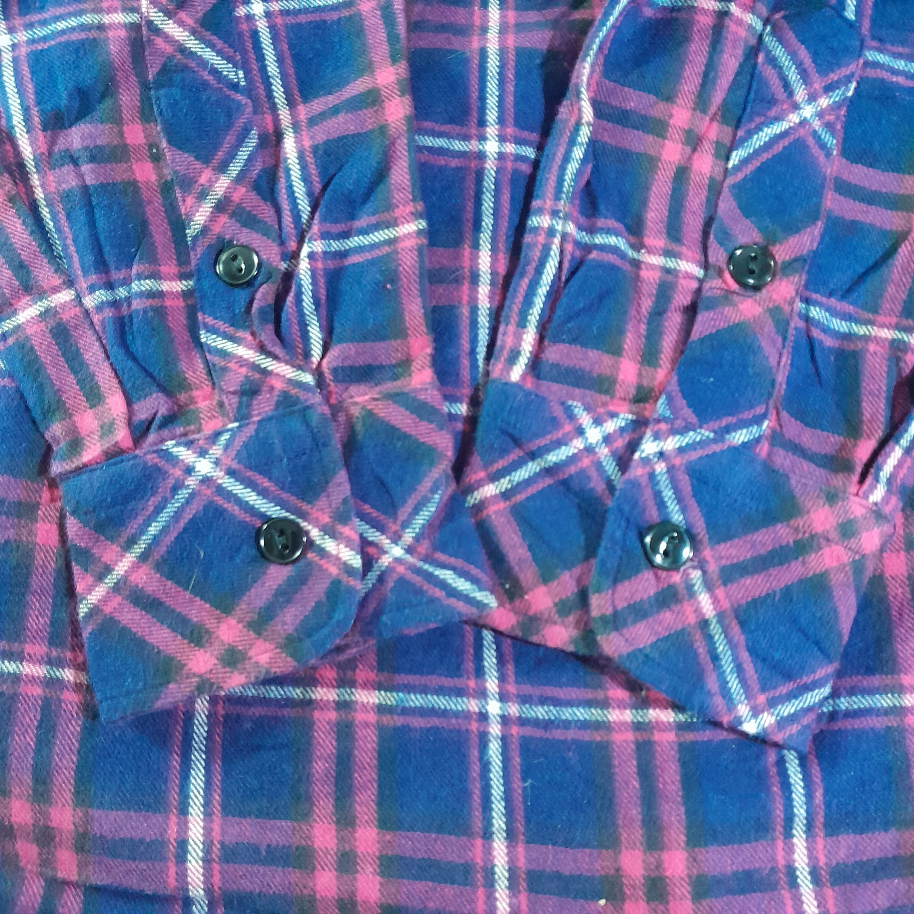 Beams Japan Beams Flannel Check Shirt Button Up Long Sleeve Size M Size US M / EU 48-50 / 2 - 5 Thumbnail