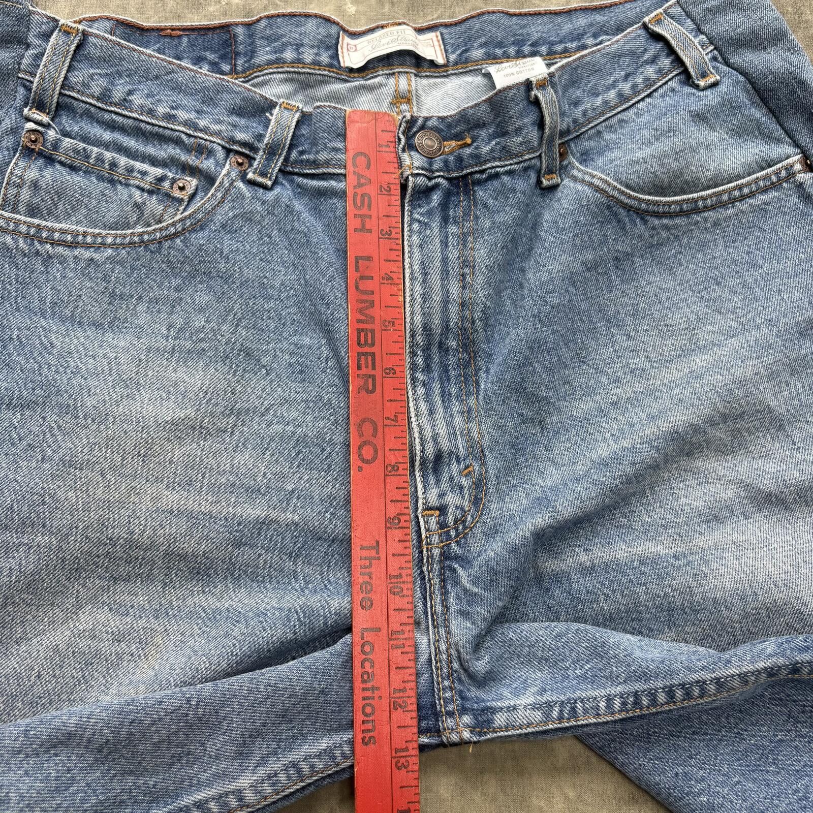 Levi's Vintage Y2K Levi’s Grunge Skater Baggy Denim Shorts Jorts Size US 36 / EU 52 - 7 Thumbnail