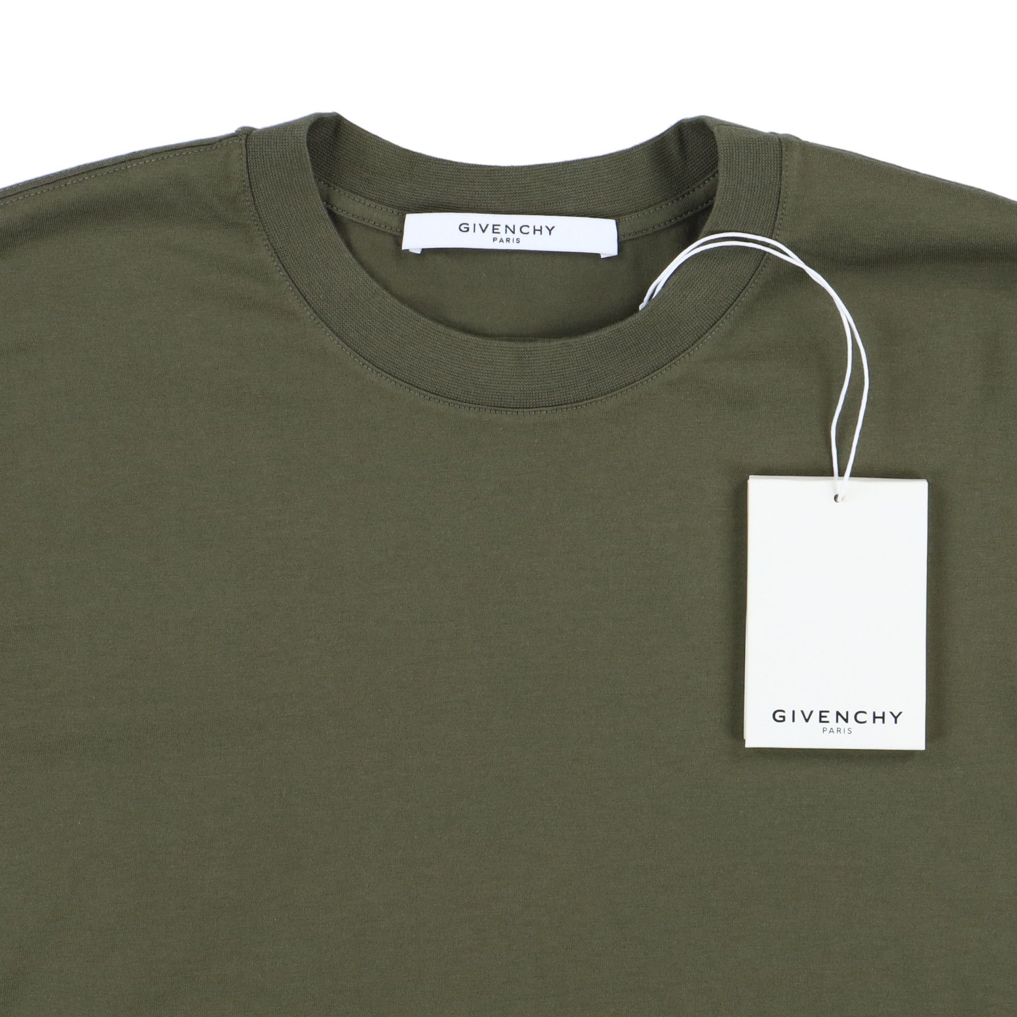 Givenchy Green Silk Embroidered Hem Logo Oversized T-Shirt Size US S / EU 44-46 / 1 - 7 Thumbnail