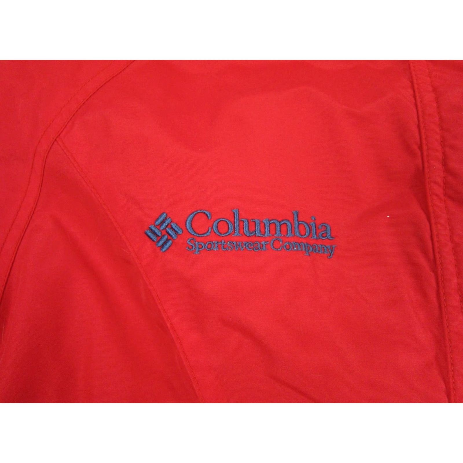 Vintage Columbia Jacket Womens M Red Full Zip Windbreaker 90s Vintage Style Windbreaker Columba? Size M / US 6-8 / IT 42-44 - 3 Thumbnail