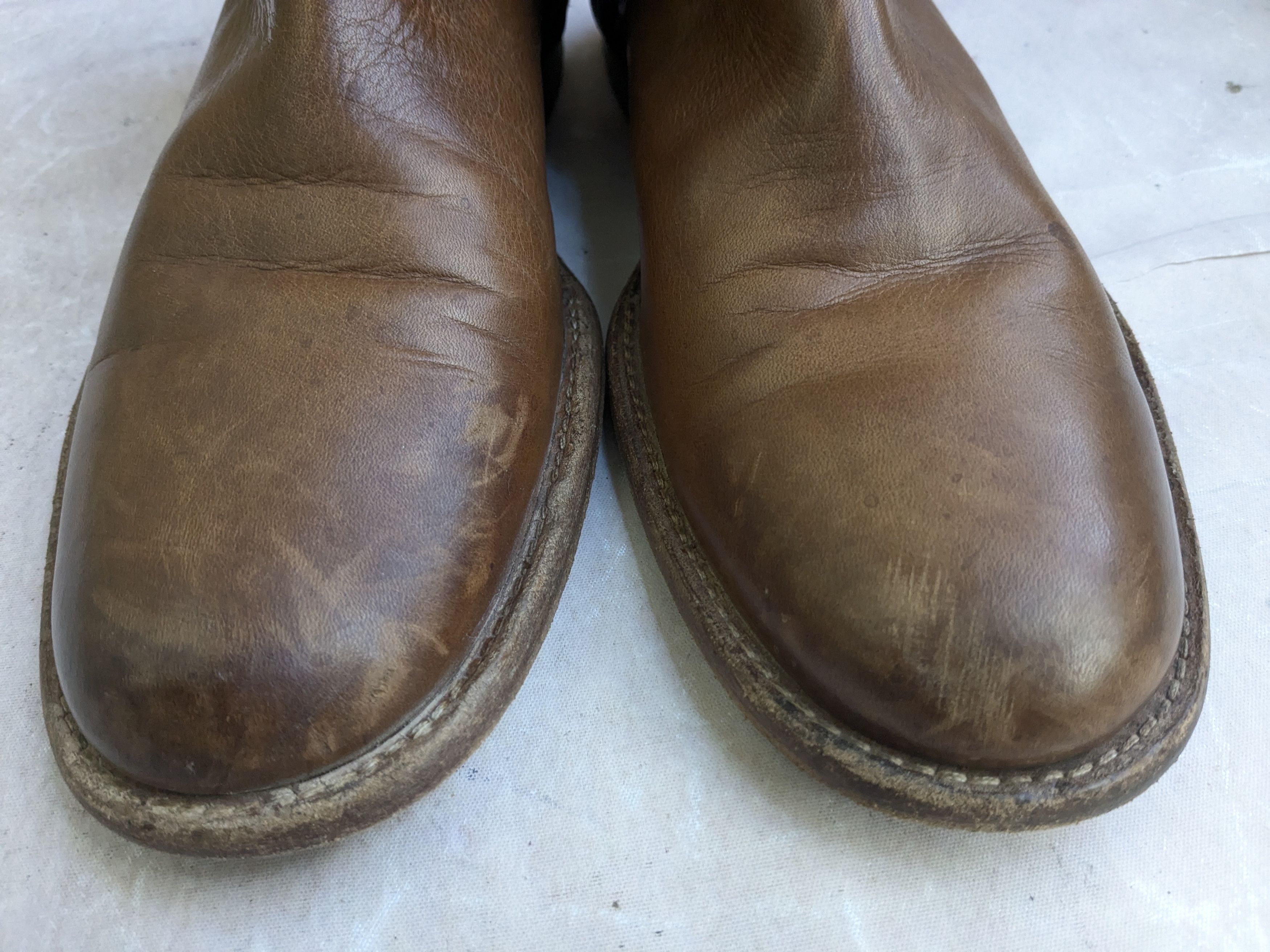 Frye Frye Harness Boots Brown Leather 9 D Leather Buckle Size US 9 / EU 42 - 4 Thumbnail