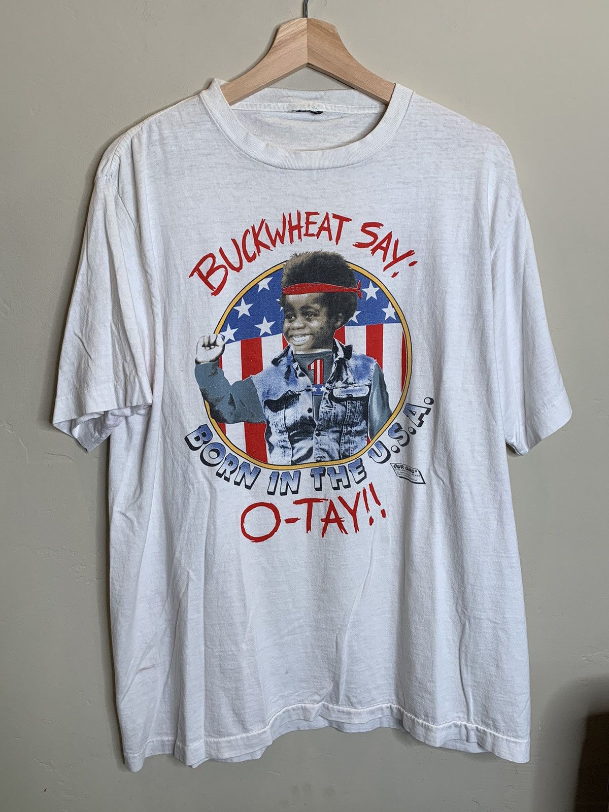 Band Tees RARE* Vintage 1988 Bruce Springsteen Buckwheat Parody Shirt Size US XL / EU 56 / 4 - 1 Thumbnail