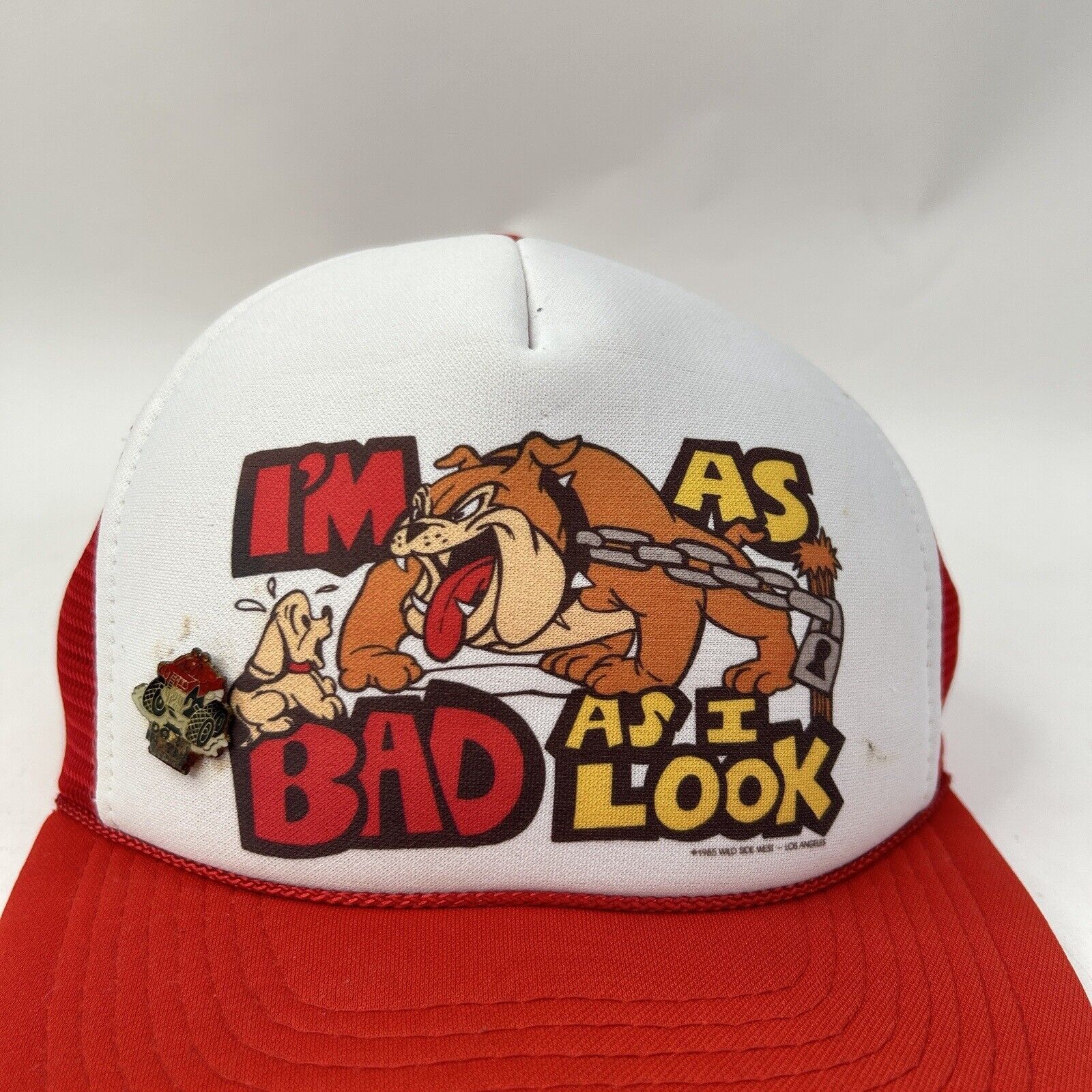 Vintage Vintage 80’s “I’m As Bad As I Look” Men’s Trucker Hat 2024 Size ONE SIZE - 2 Thumbnail