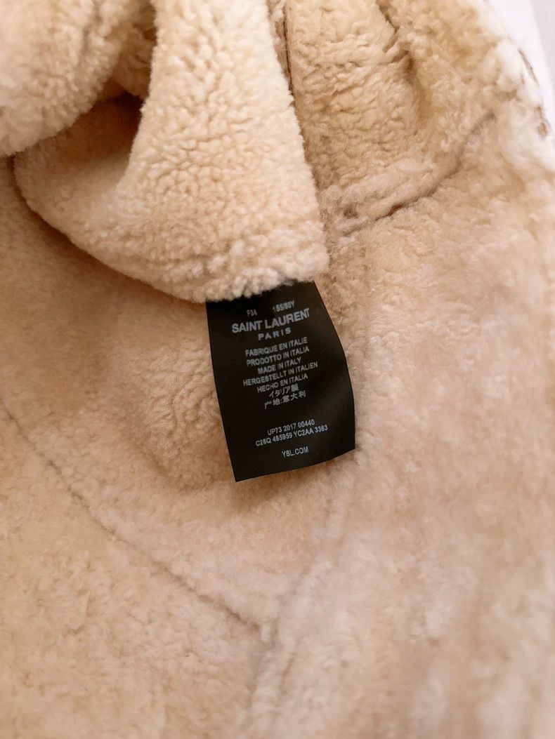 Saint Laurent Paris Saint Laurent Brown Shearling Jacket-2505 Size US M / EU 48-50 / 2 - 7 Thumbnail