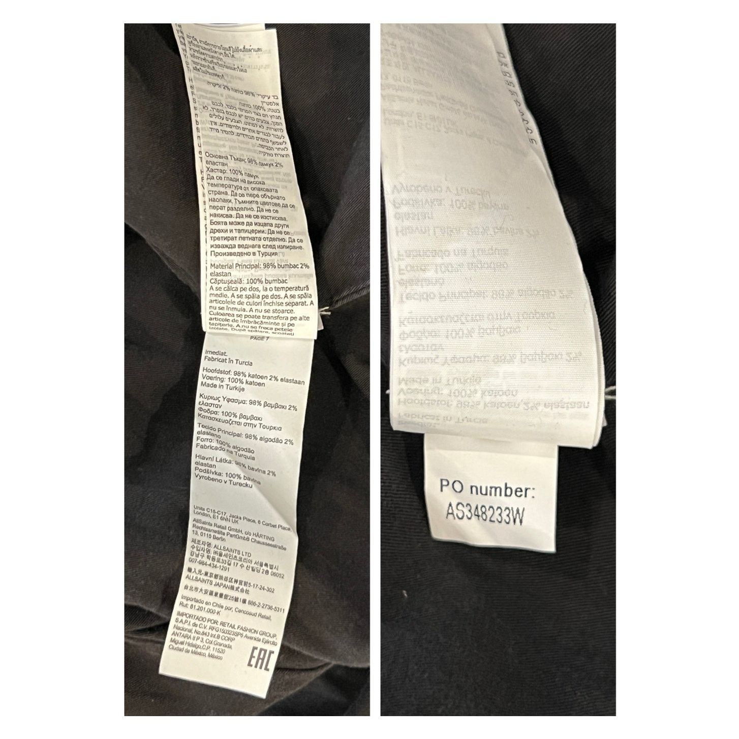 Allsaints AllSaints Balfern Denim Biker Jacket Size US/2 Size XS / US 0-2 / IT 36-38 - 14 Thumbnail