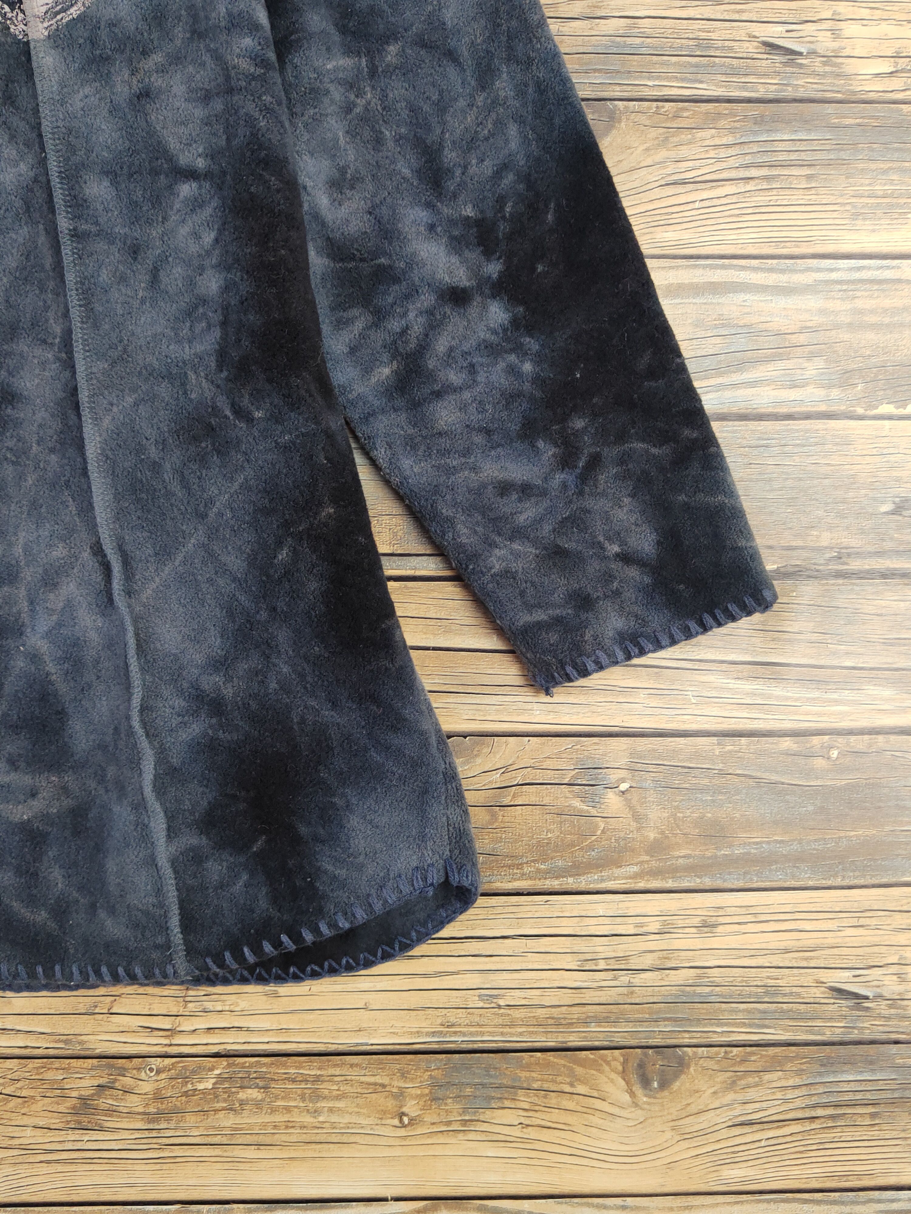 Japanese Brand × Vintage Southern World art Black Gray Wool Sweatshirts #W2168 Size L / US 10 / IT 46 - 6 Thumbnail