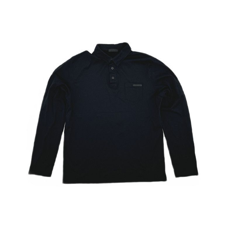 Prada Prada Casual Simple Long Sleeve Tshirt-2506 Size US XL / EU 56 / 4 - 3 Thumbnail