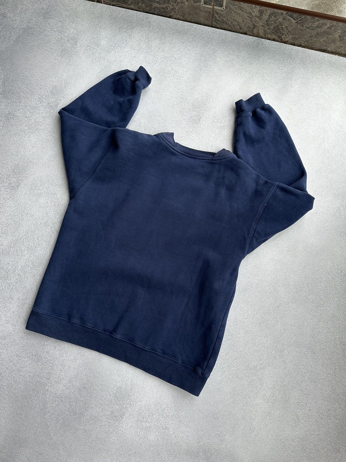 Nike × Vintage Vintage Nike Big Swoosh Woman Navy Sweatshirt Size M / US 6-8 / IT 42-44 - 8 Thumbnail
