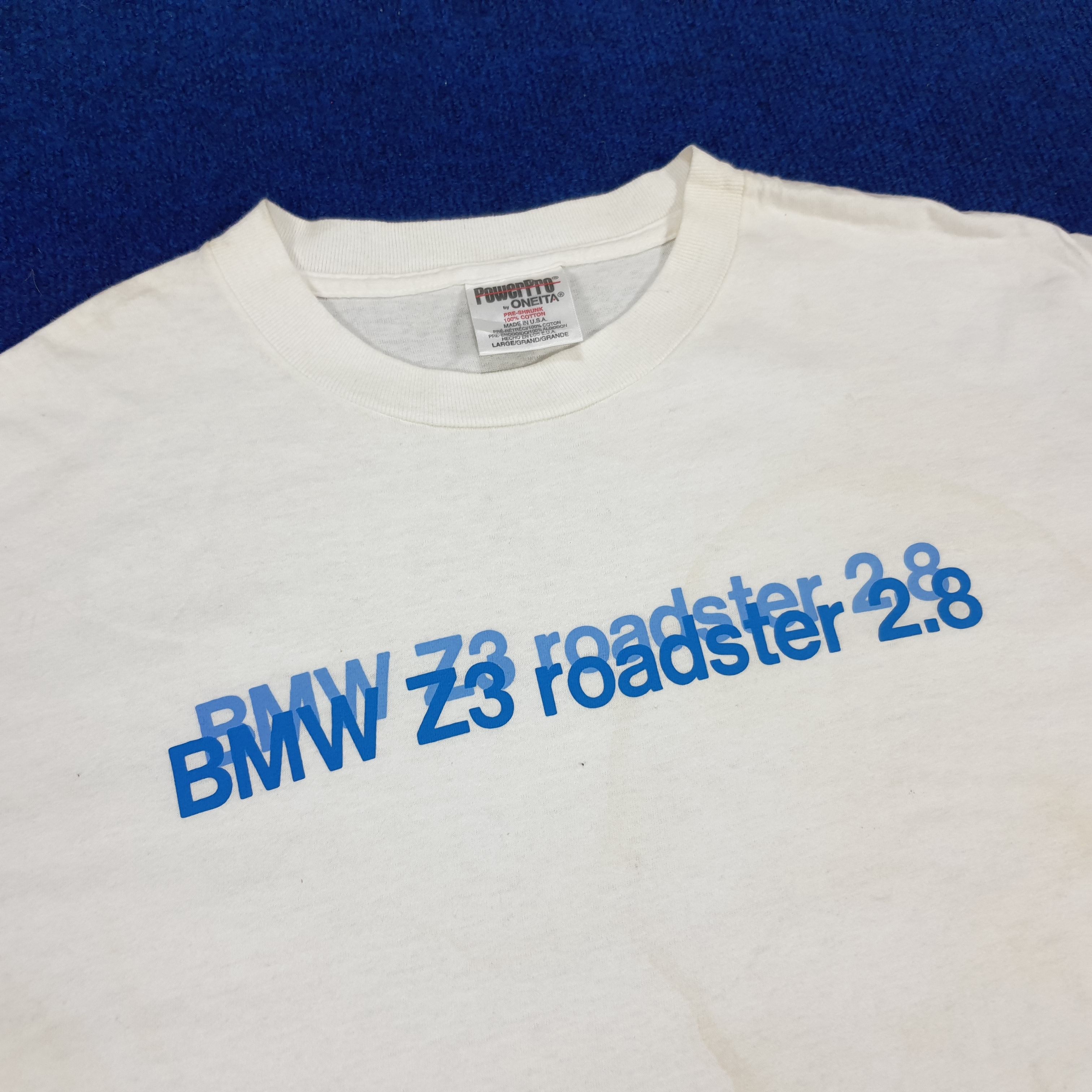 Vintage Vintage BMW Z3 Roadster 2.8 Motorsports Tshirt Size US M / EU 48-50 / 2 - 2 Thumbnail