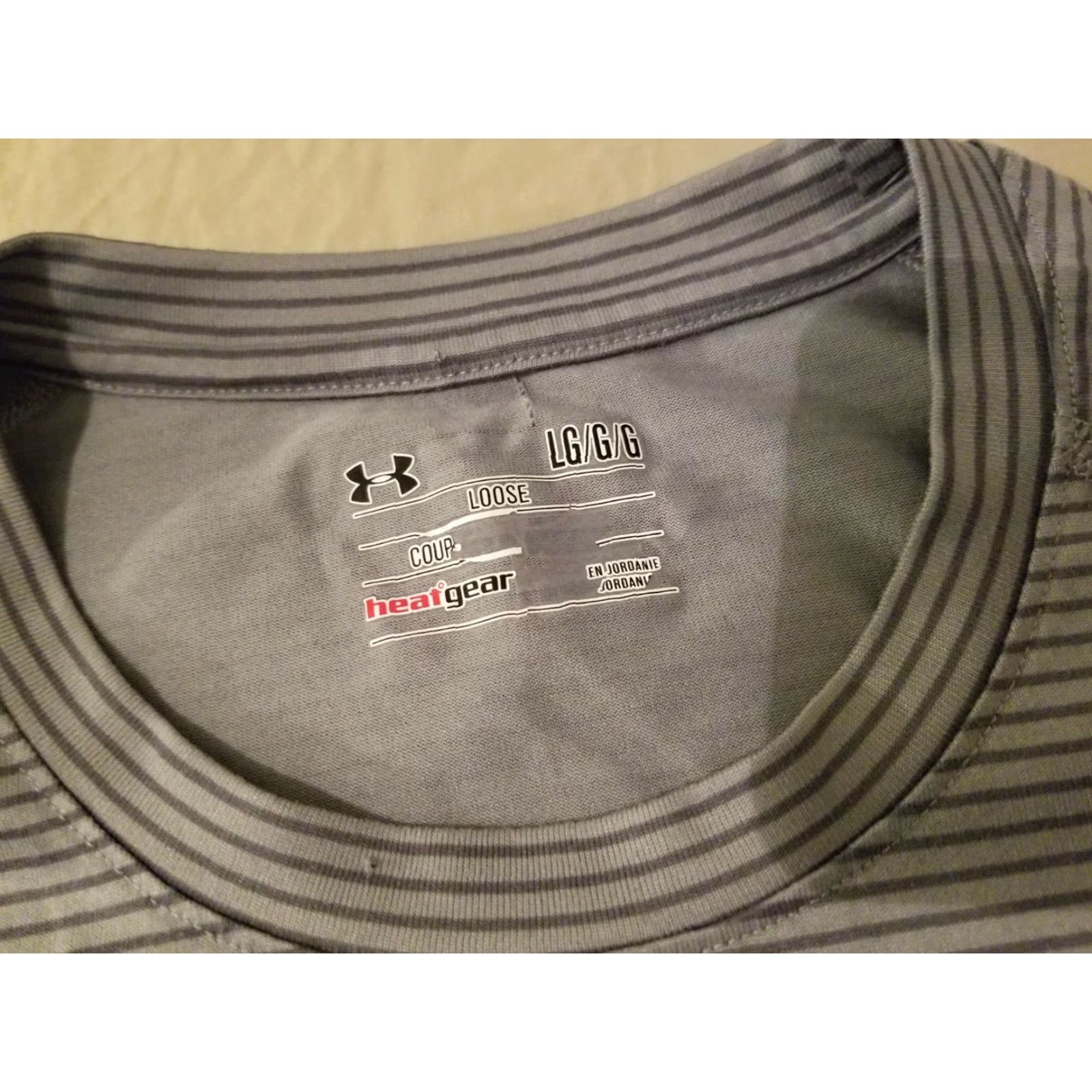Under Armour Under Armour Shirt Mens Large Gray Athletic T-Shirt Workout Fitness Gym Activewear Size US L / EU 52-54 / 3 - 3 Thumbnail