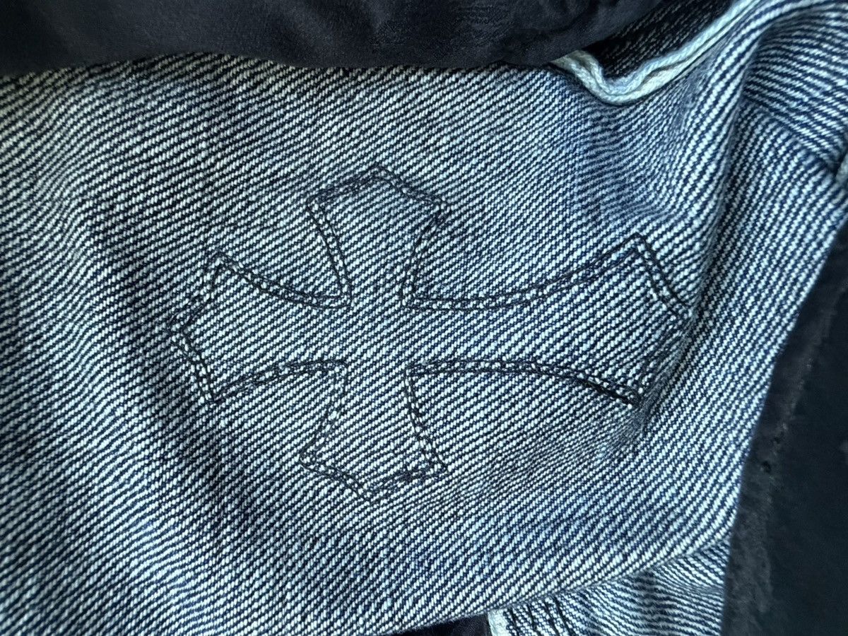 Chrome Hearts Chrome Hearts Turbo Diesel Cheetah Cross Patch Blue Jeans Size US 32 / EU 48 - 22 Thumbnail