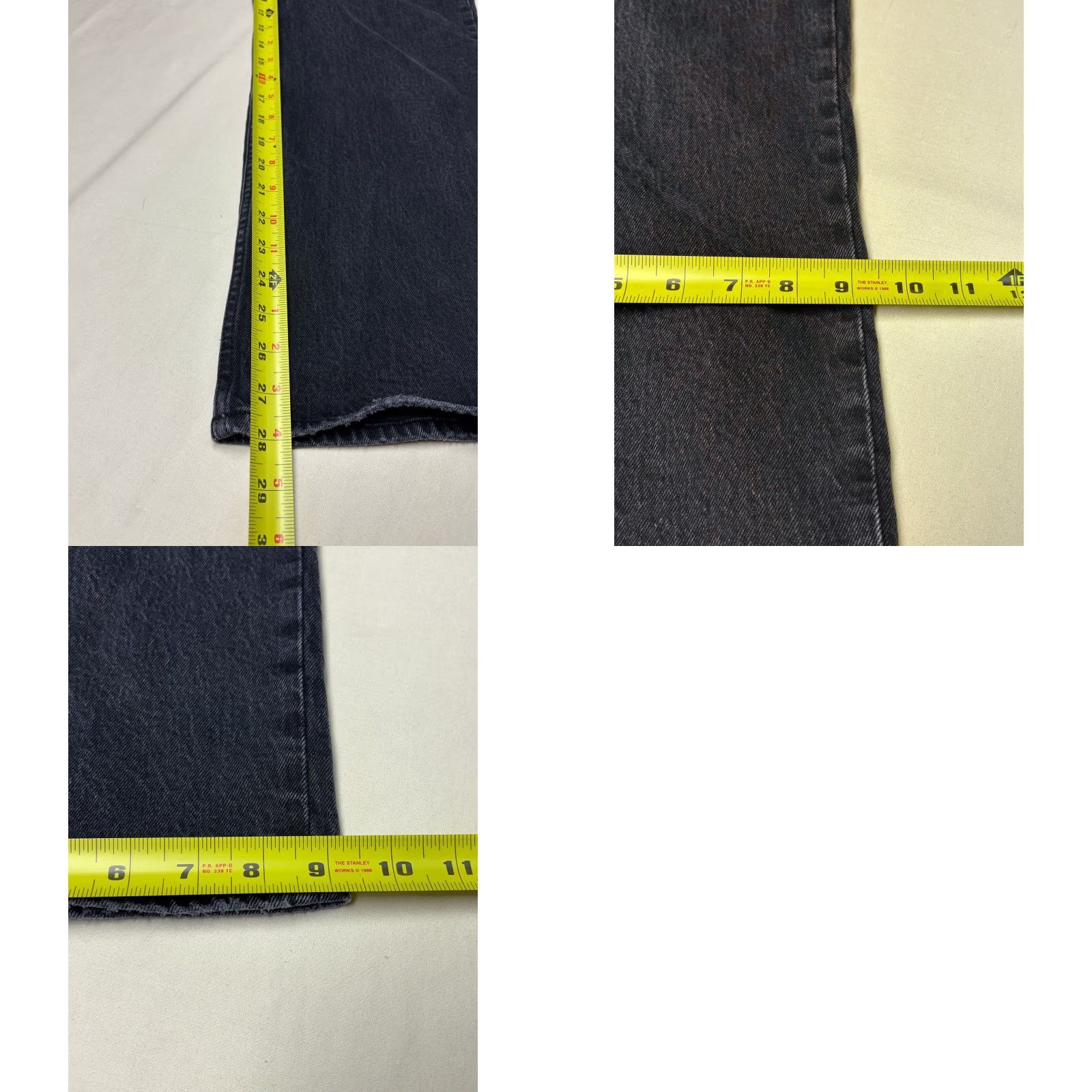 Abercrombie & Fitch Abercrombie & Fitch The Baggy Low Rise Jeans Dark Wash 32X28 Curve Love Wide-Leg Jeans Womens Size 24" / US 00 / IT 34 - 9 Thumbnail