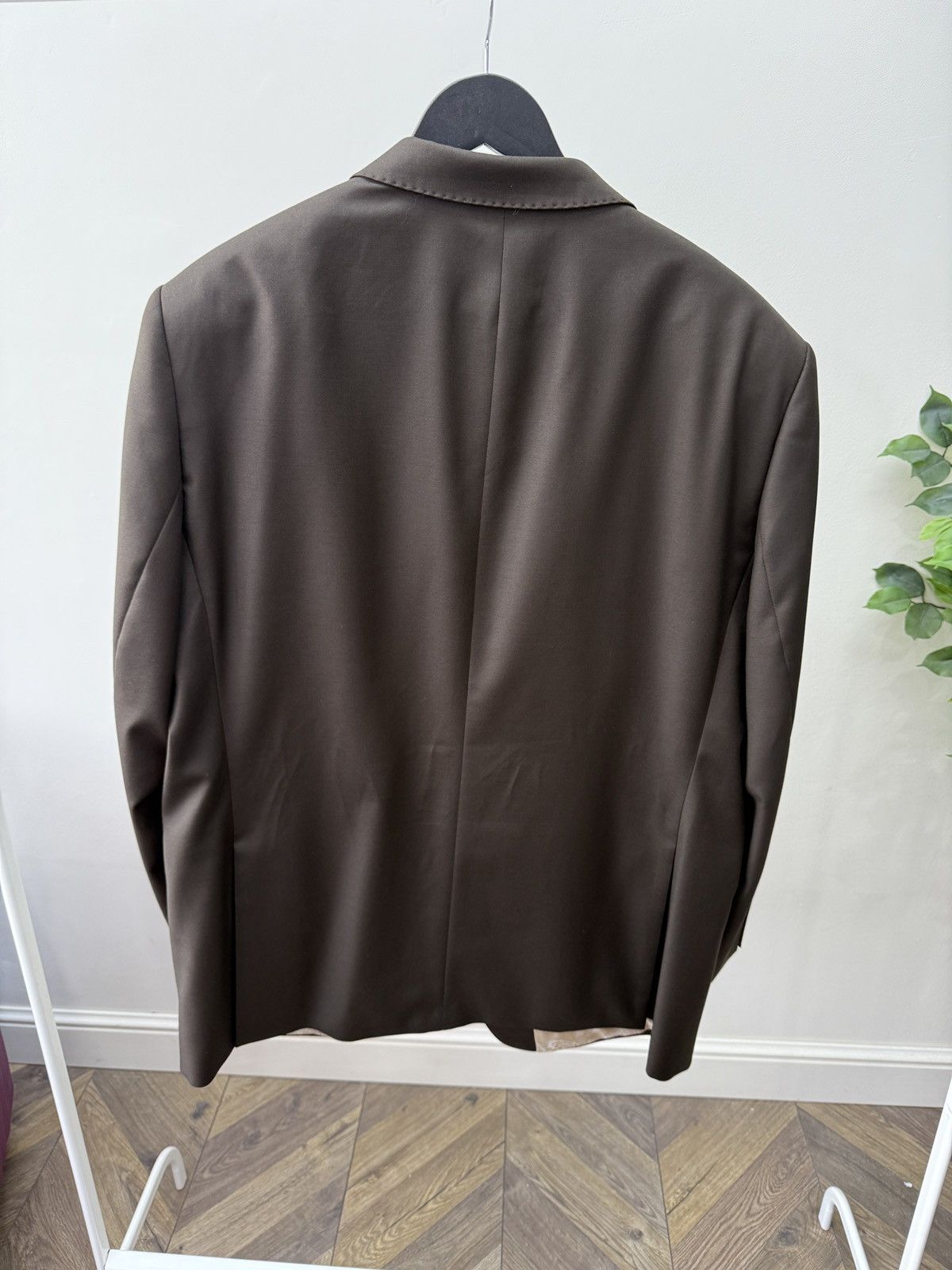 Other Vintage Dolzer Bespoke Brown Vitale Barberis Canonico suit Size 52R - 7 Thumbnail