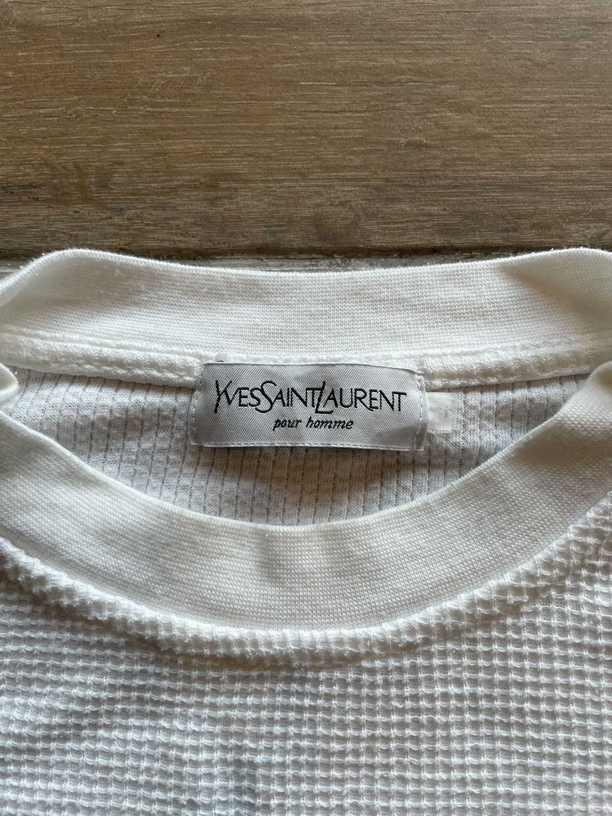 Saint Laurent Paris × Yves Saint Laurent Ysl YvesSaintLaurent Waffle Seahorse Shirt Size US M / EU 48-50 / 2 - 3 Thumbnail