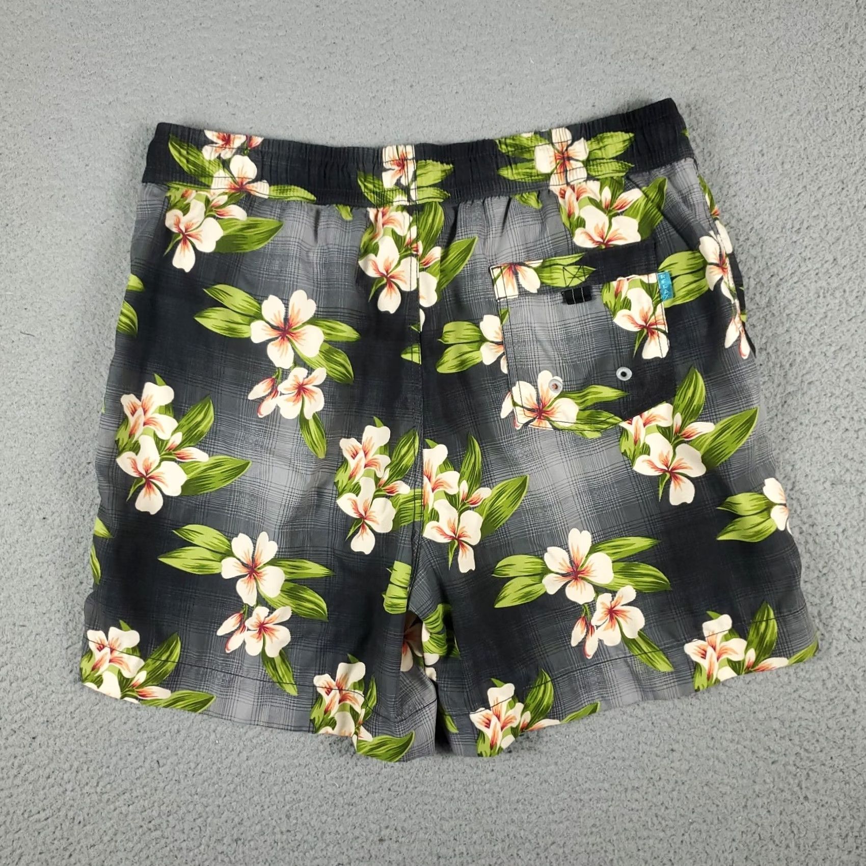 Tommy Bahama Tommy Bahama Shorts Mens M Black Relax Tropical Lace Tie Beach Swim Trunks Size Size US 31 - 5 Thumbnail