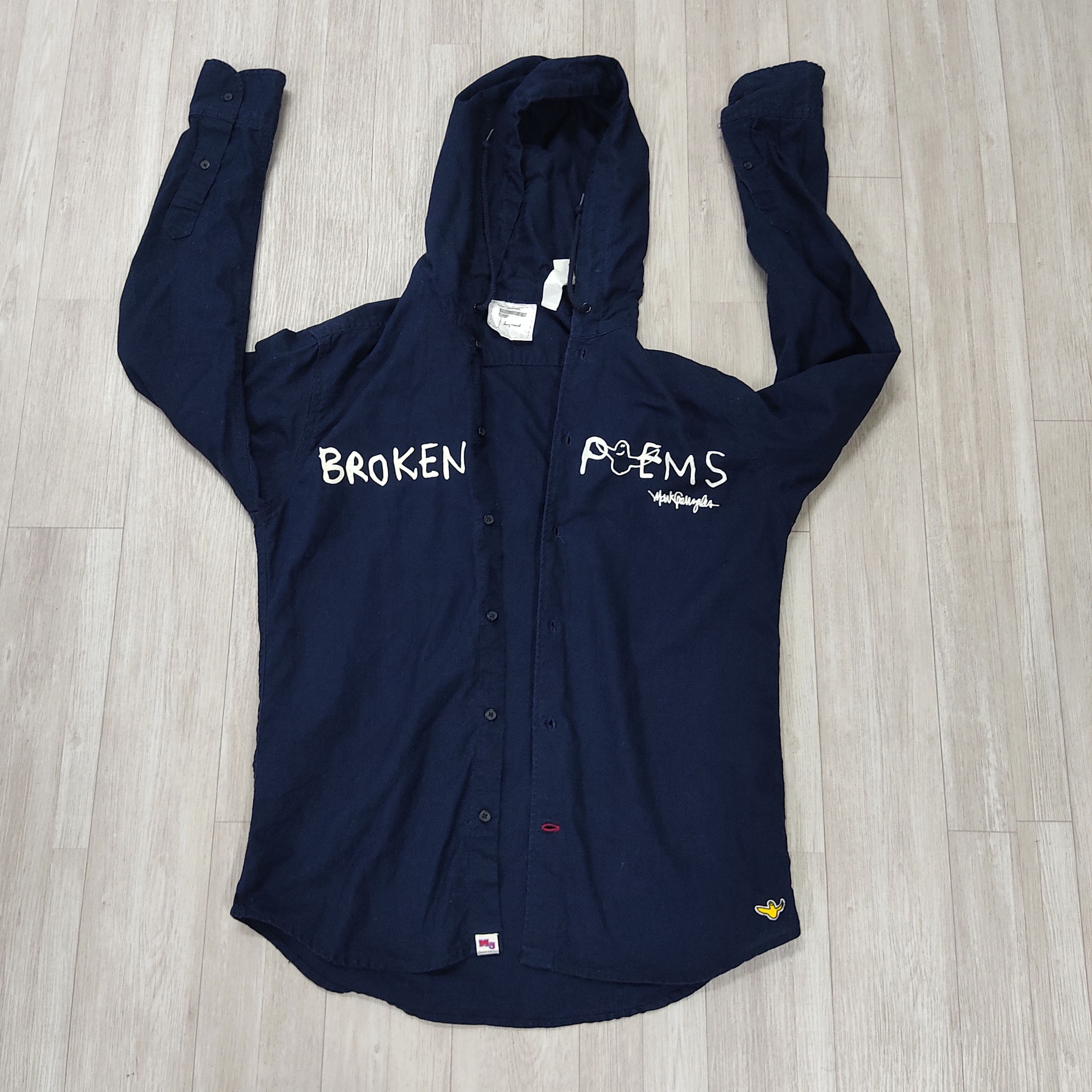 Shorty's Skateboards MG Broken Poem Skater's Shirts Hoodie Jacket Size US M / EU 48-50 / 2 - 4 Thumbnail