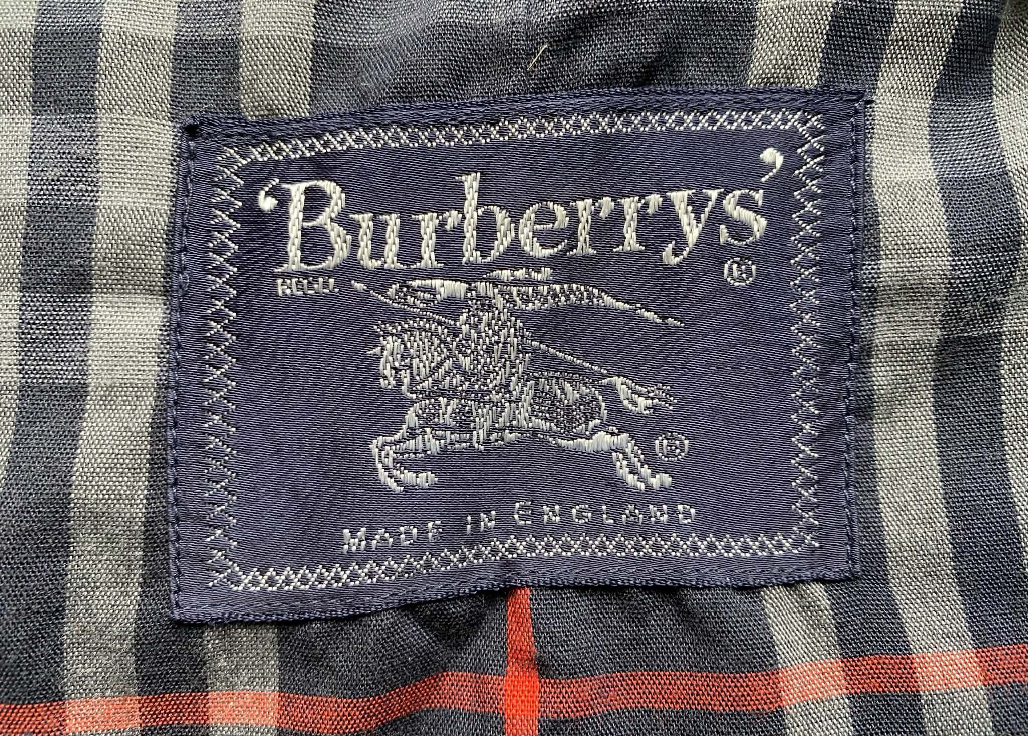 Burberry Prorsum Vintage Burberry Prorsum Trench Coat Nova Check Dark Blue Size US XL / EU 56 / 4 - 5 Thumbnail