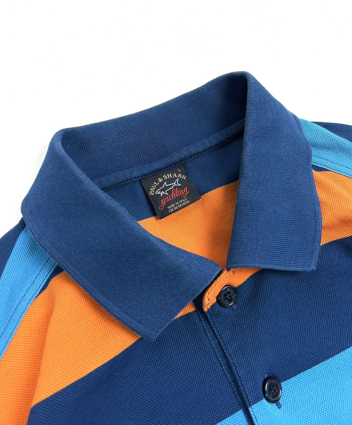 Paul & Shark Paul Shark Multicolor Striped Polo Shirt Size L Old Money Size US L / EU 52-54 / 3 - 9 Thumbnail