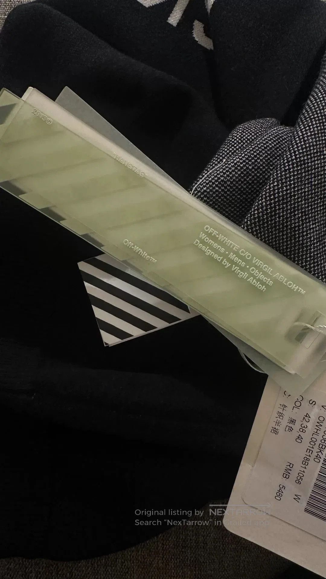 Off-White Off-White Knitted Midi Skirt for Women. Size 39" - 6 Thumbnail