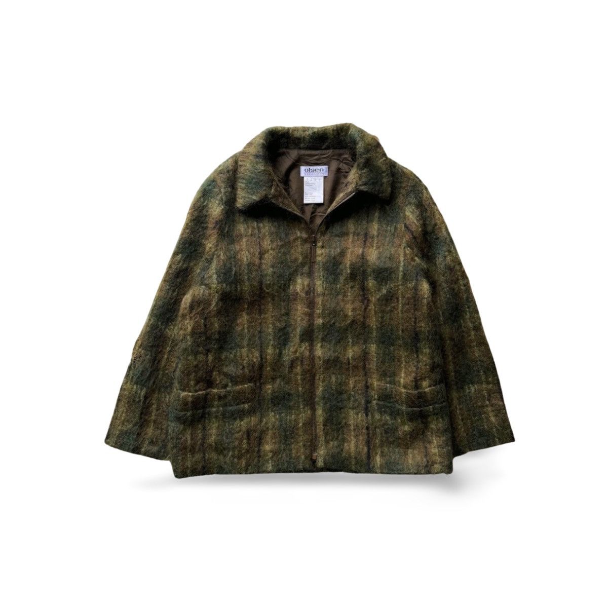 Vintage Vintage Mohair Plaid Jacket Size US M / EU 48-50 / 2 - 2 Thumbnail