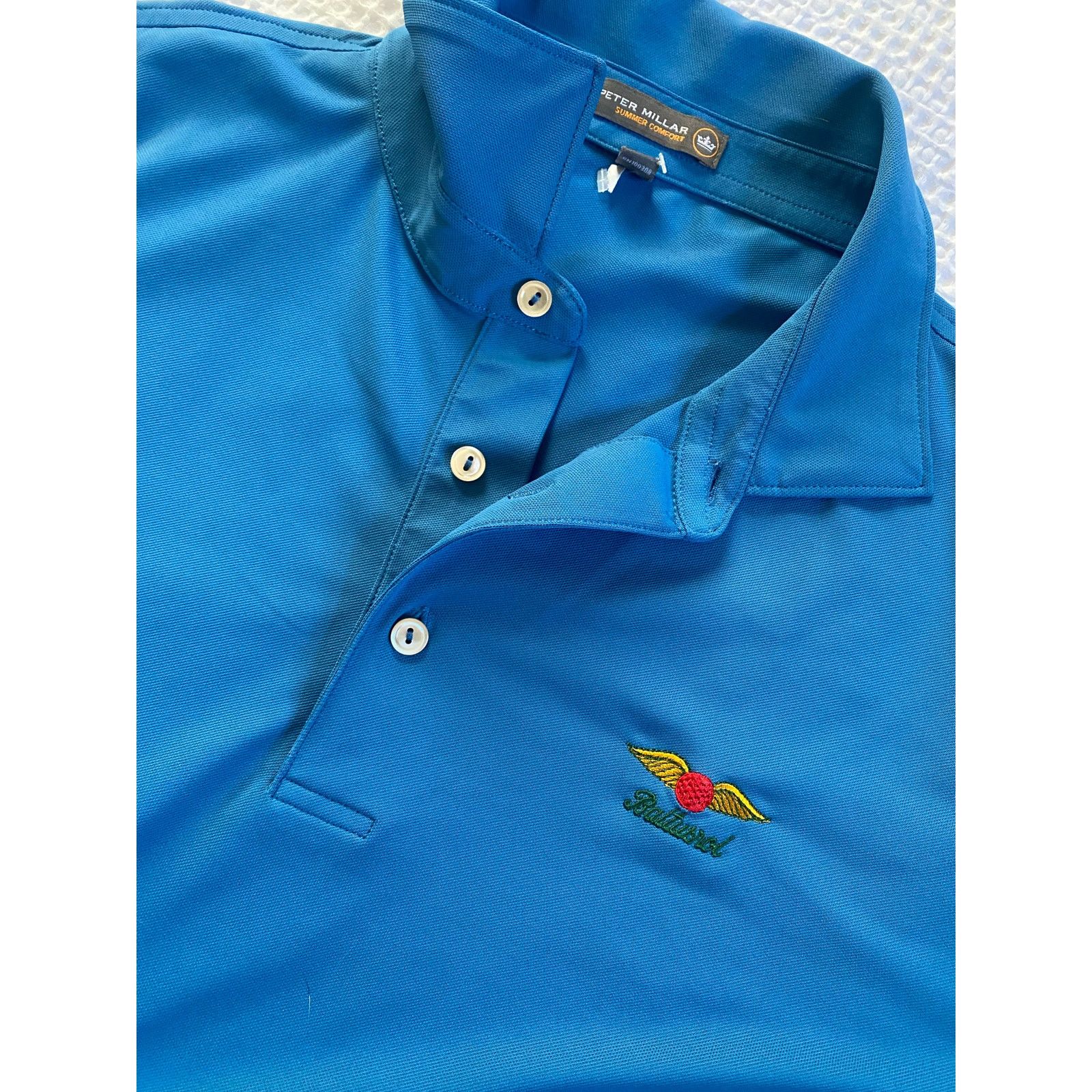Peter Millar Peter Millar Summer Comfort Polo Shirt Mens XL Blue Size US XL / EU 56 / 4 - 3 Thumbnail