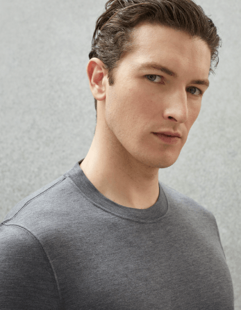 Brunello Cucinelli o1la1rc1a0325 T-Shirt in Grey Size US S / EU 44-46 / 1 - 3 Thumbnail