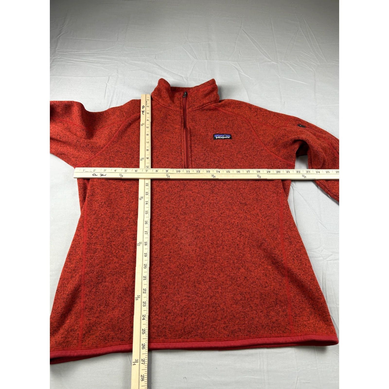 Patagonia Patagonia Better Sweater Womens XL Red 1/4 Zip Fleece Pullover Jacket Heathered Size XL / US 12-14 / IT 48-50 - 4 Thumbnail