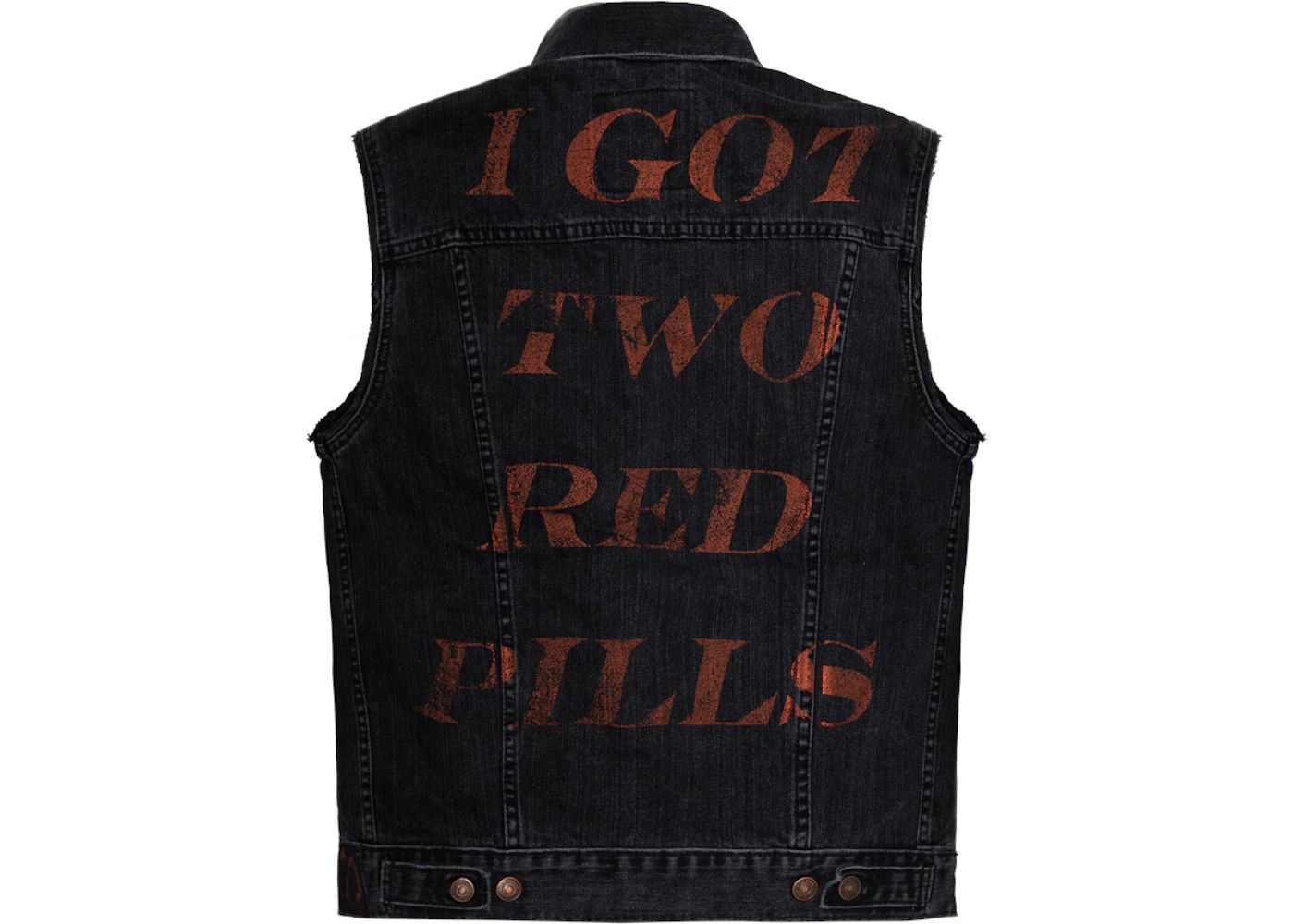 Levi's × The Weeknd The Weeknd x Levi's Privilege My Dear Melancholy Denim Vest Size US XL / EU 56 / 4 - 2 Thumbnail