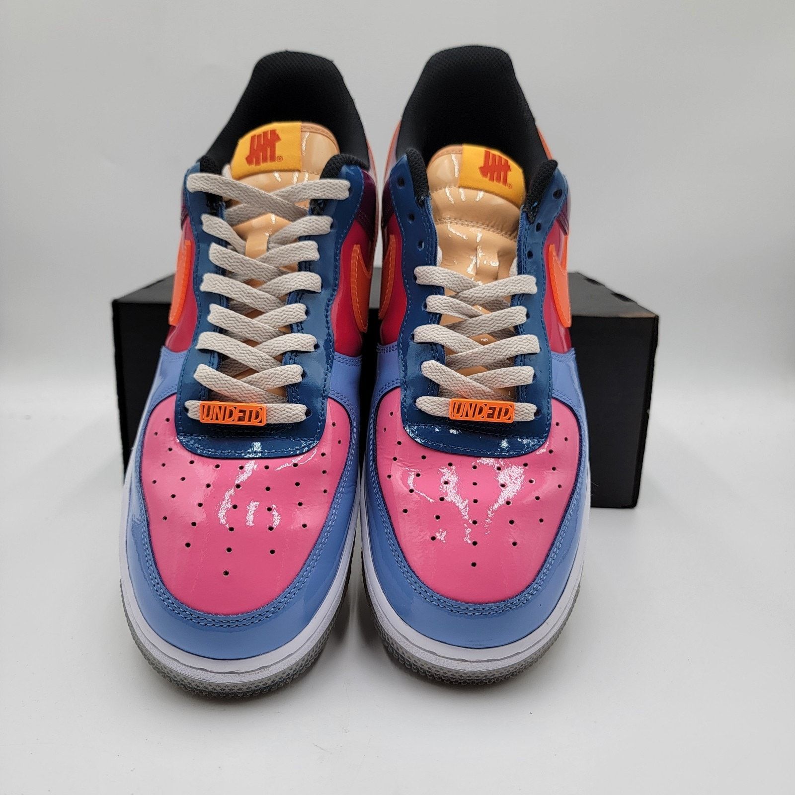 Nike Nike Air force X Undefeated Total Orange Sz 12 Preowned(404) Size US 12 / EU 45 - 3 Thumbnail