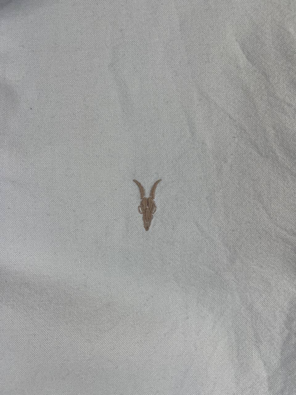 Allsaints AllSaints Oxford Shirt Light Sleeve Embroidered Logo Size M Size US M / EU 48-50 / 2 - 2 Thumbnail