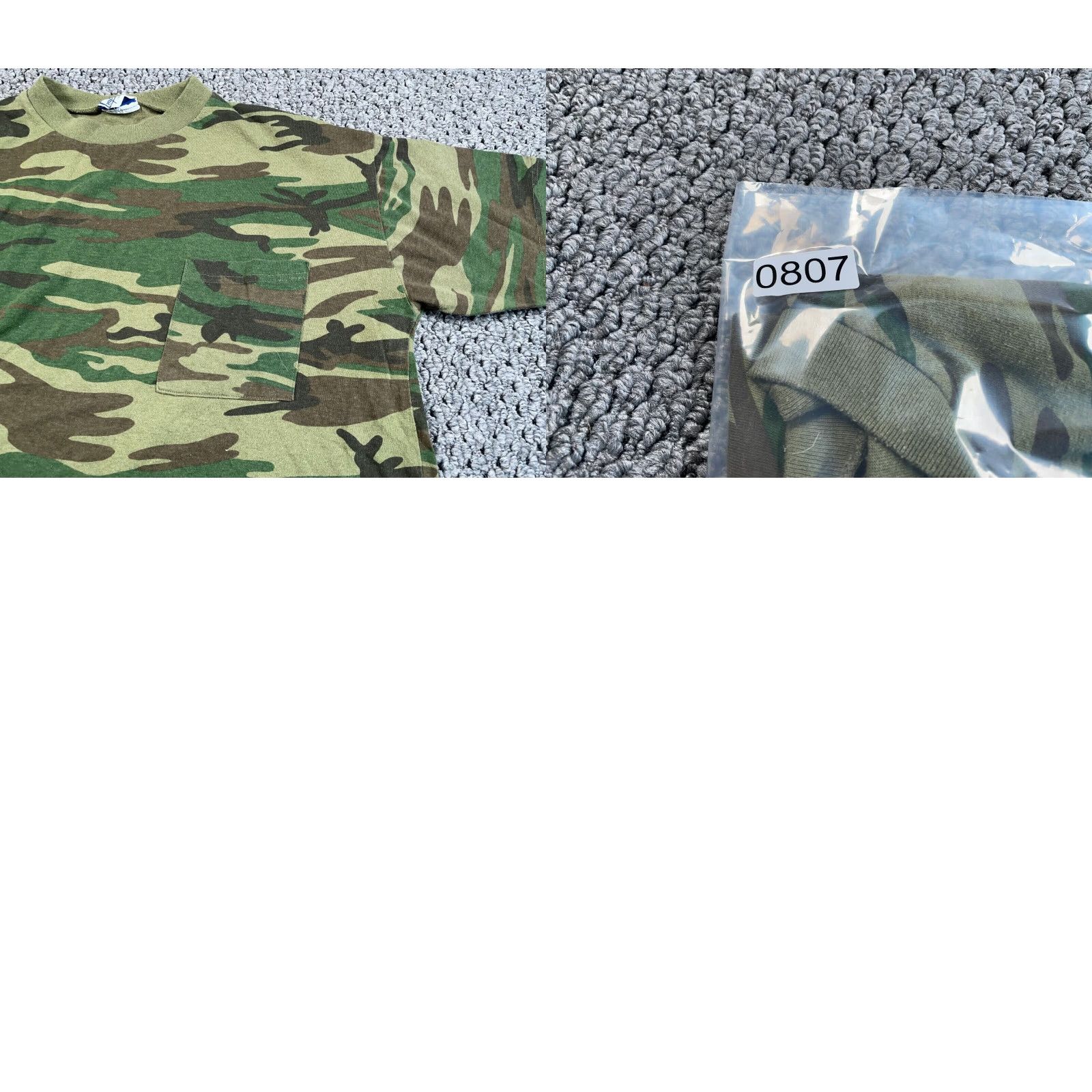 Imperial VTG Imperial Camouflage Pocket T-Shirt Adult Large Green Camo Outdoors Nature Size US L / EU 52-54 / 3 - 8 Thumbnail