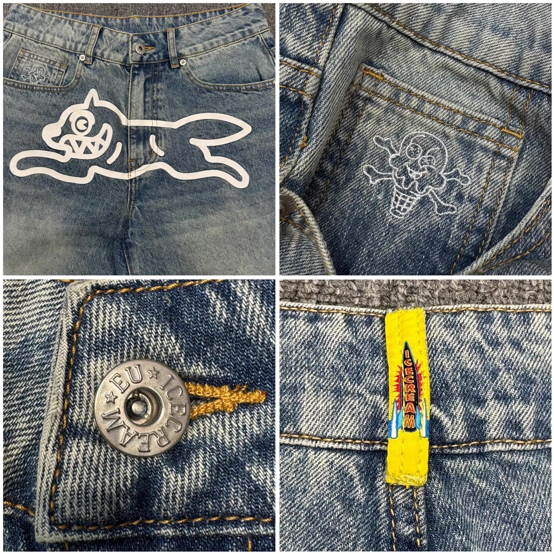 Billionaire Boys Club BBC Flying Dog Shorts, Denim Shorts Q10 Size US 32 / EU 48 - 3 Thumbnail