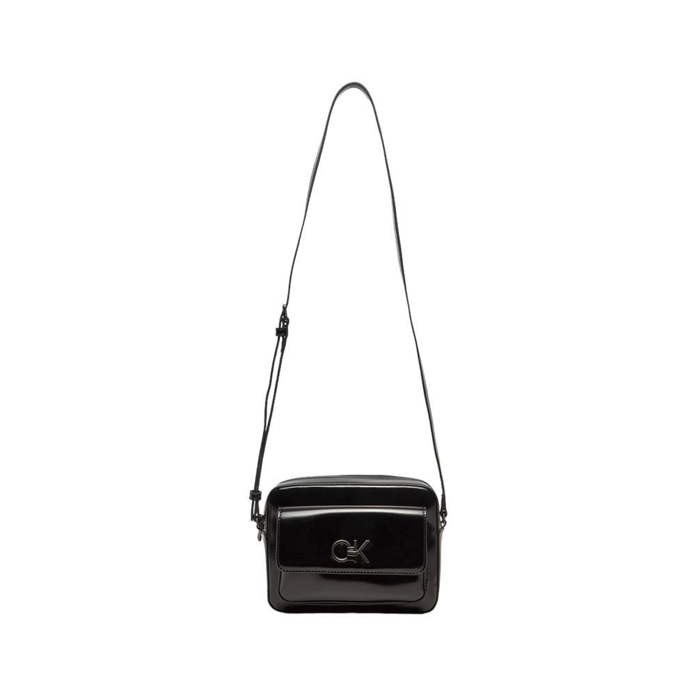 Calvin Klein Black Polyethylene Women's Handbag Size ONE SIZE - 1 Thumbnail