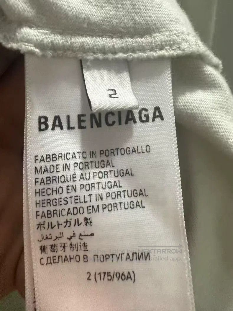 Balenciaga Balenciaga White Manchester United Mud Dye Destroyed Embro Size US M / EU 48-50 / 2 - 3 Thumbnail