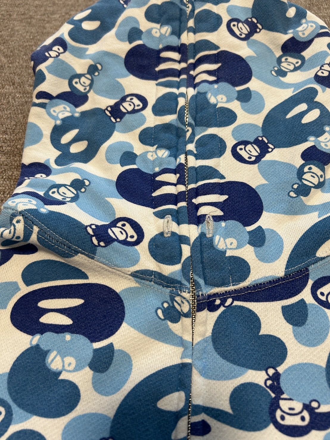 Bape OG Bape Baby Milo Camo Blue Full Zip Hoodie Size US S / EU 44-46 / 1 - 11 Thumbnail