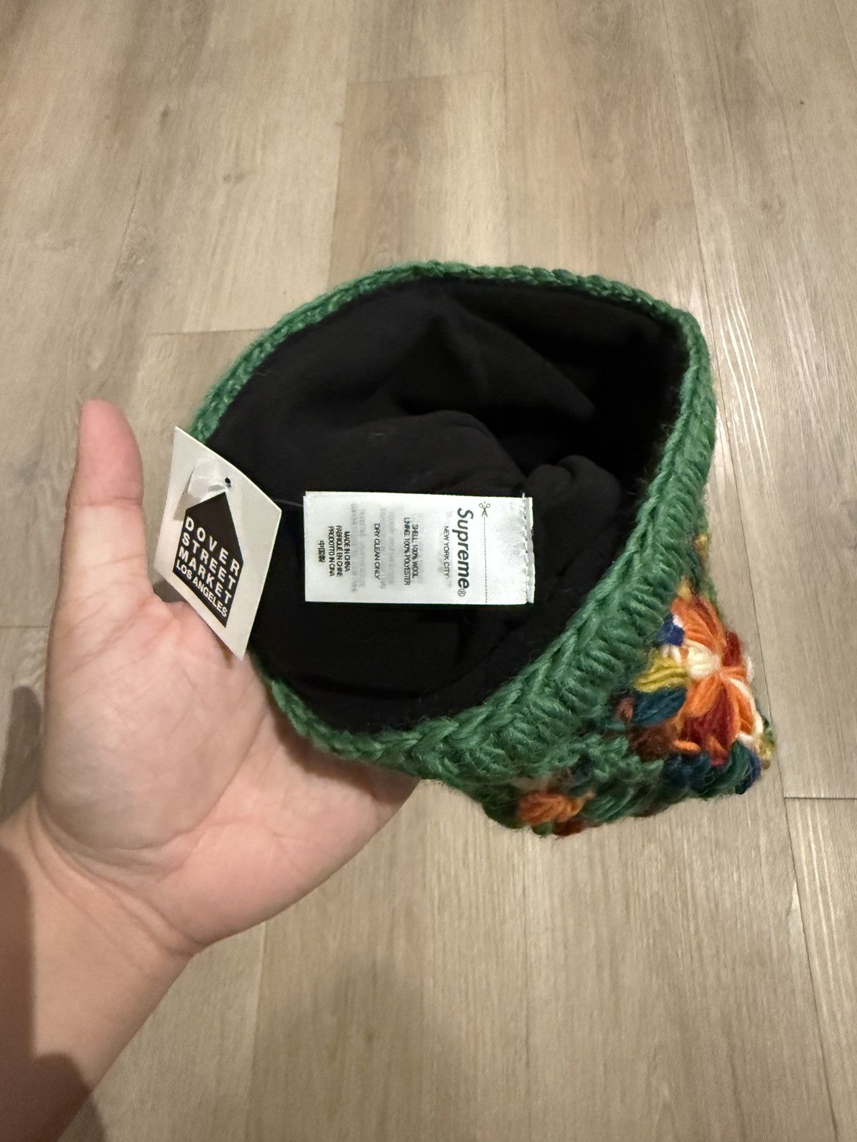 Supreme Supreme Crochet Beanie green Size ONE SIZE - 4 Thumbnail
