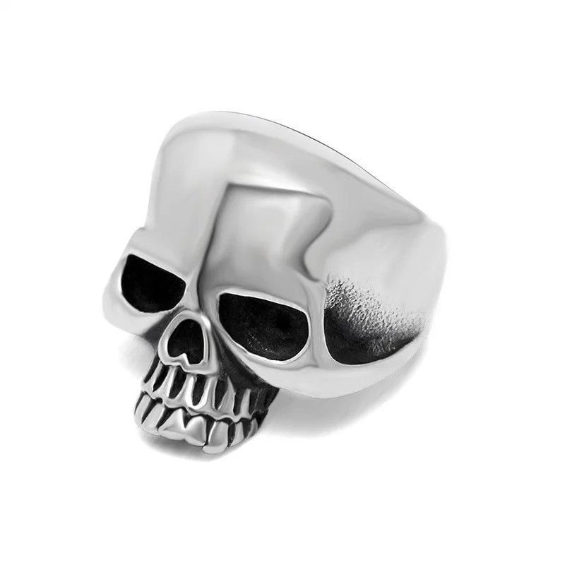 Vintage Gothic Skull Ring for Men Size ONE SIZE - 2 Thumbnail