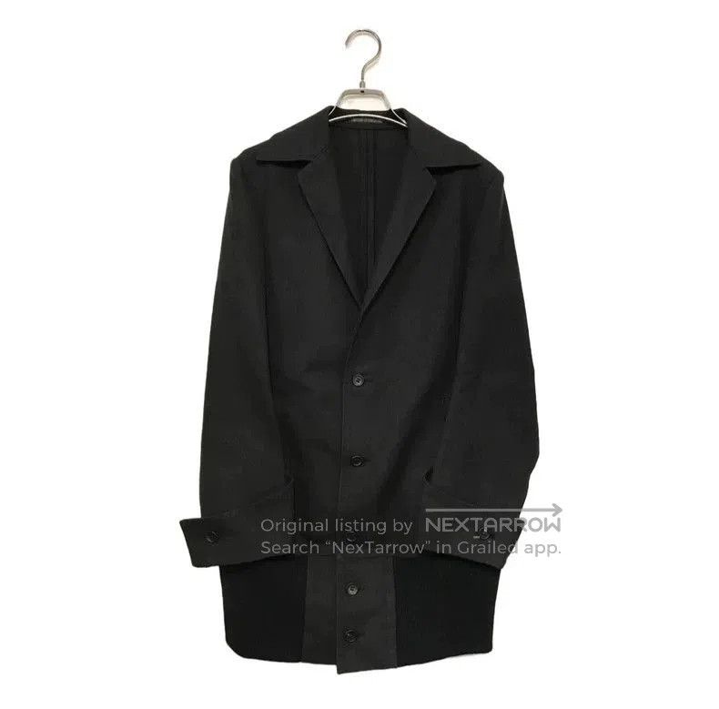 Yohji Yamamoto Yohji Yamamoto Panelled Long Coat. Size US XL / EU 56 / 4 - 1 Thumbnail